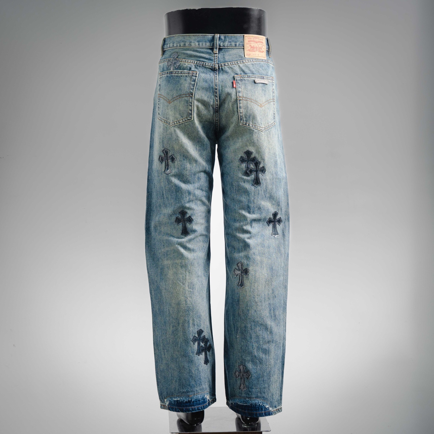 Chrome washed jeans