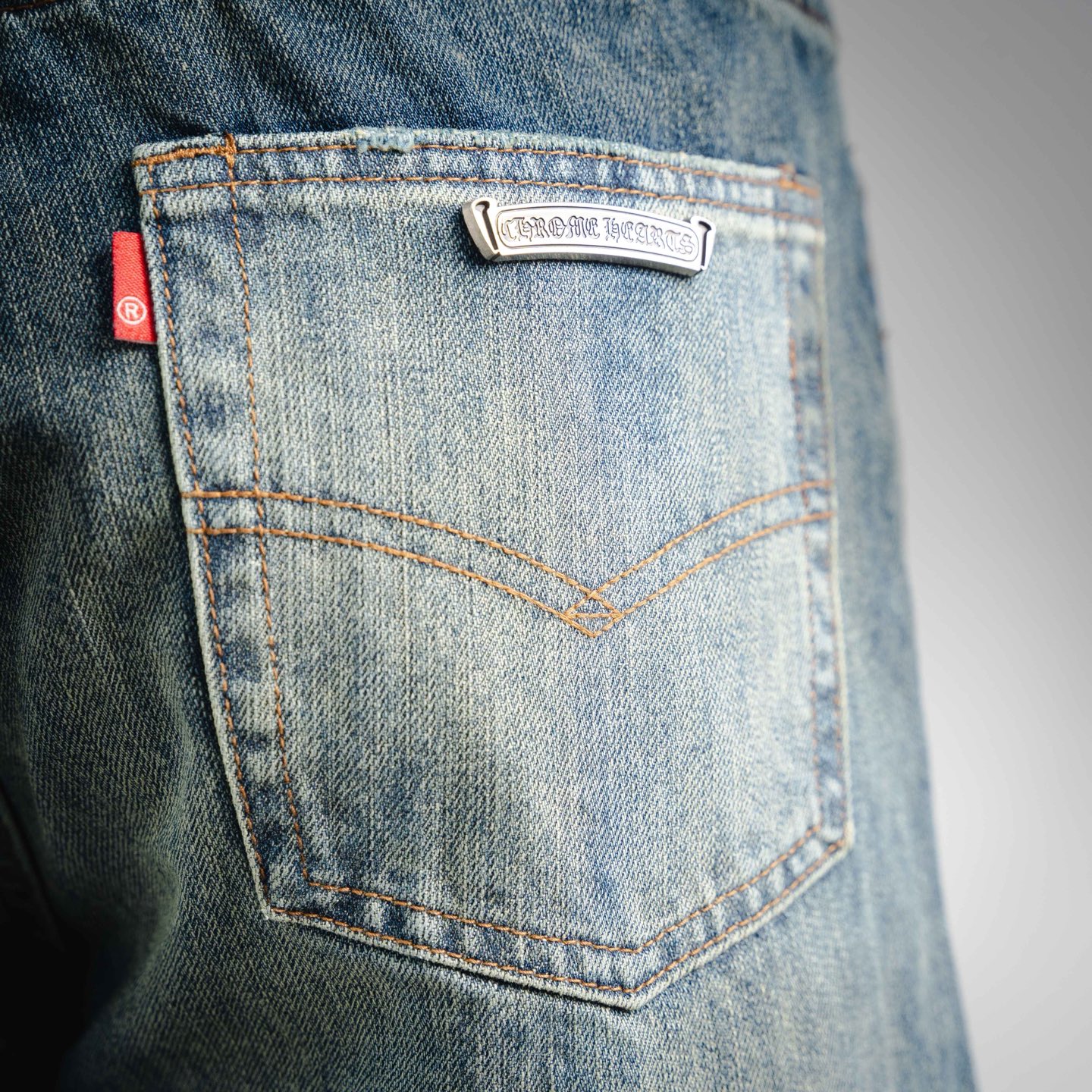 Chrome washed jeans