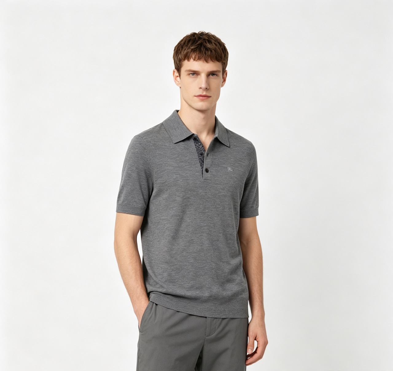 Bur knit Polo
