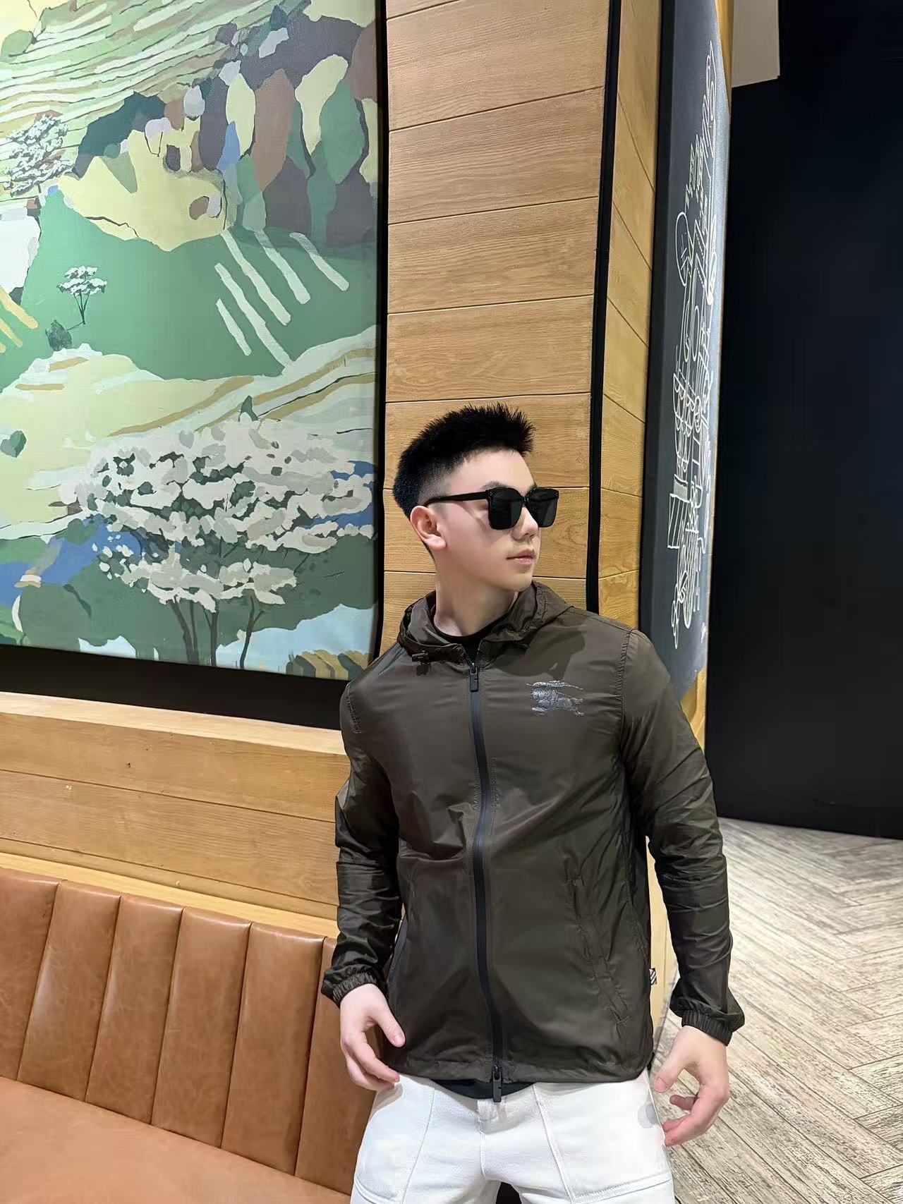Bur print jacket