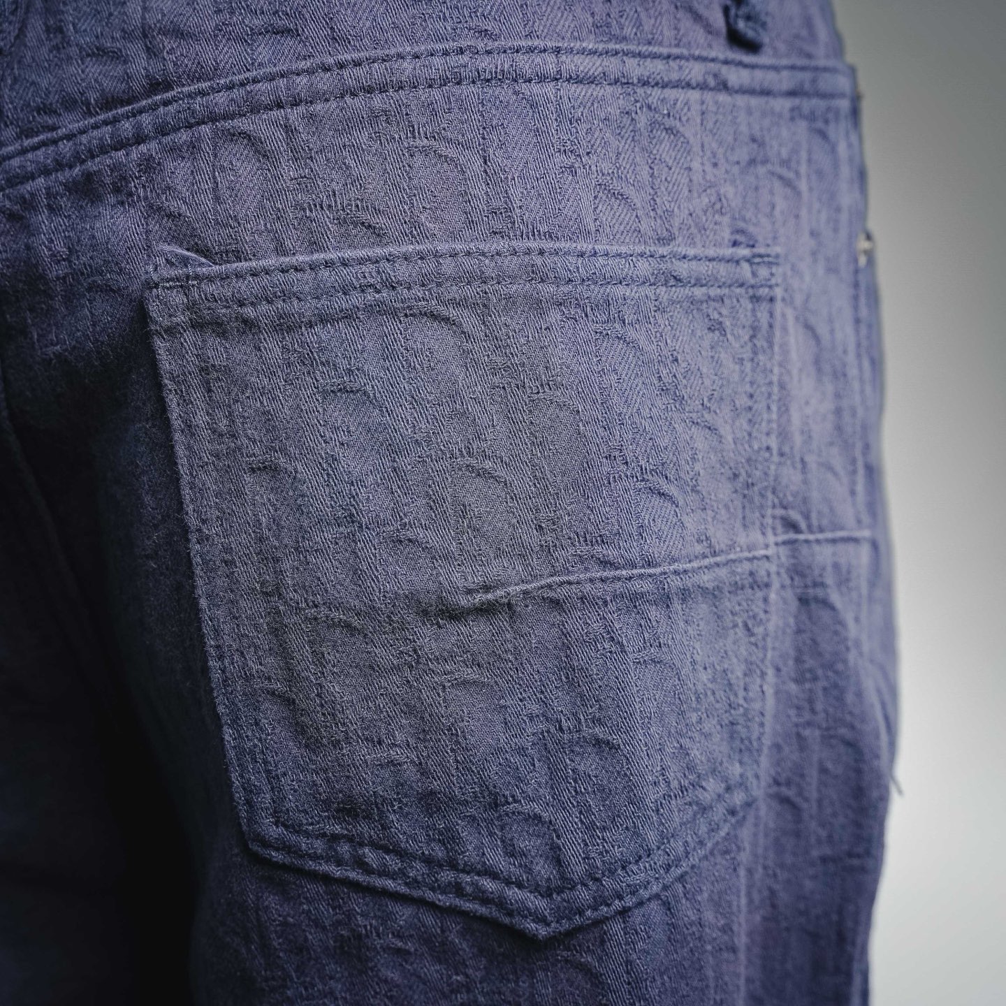 CD all-over jacquard jeans