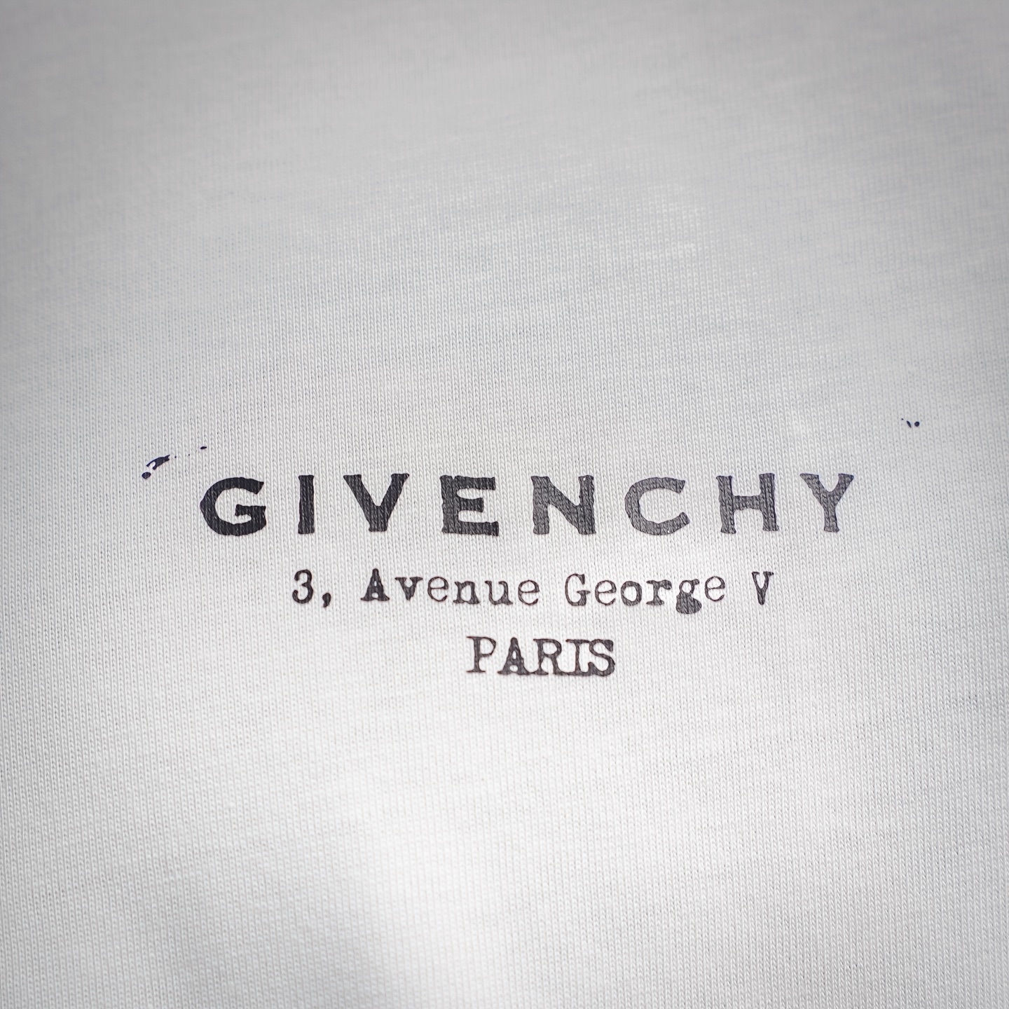 Given letter printed t-shirt