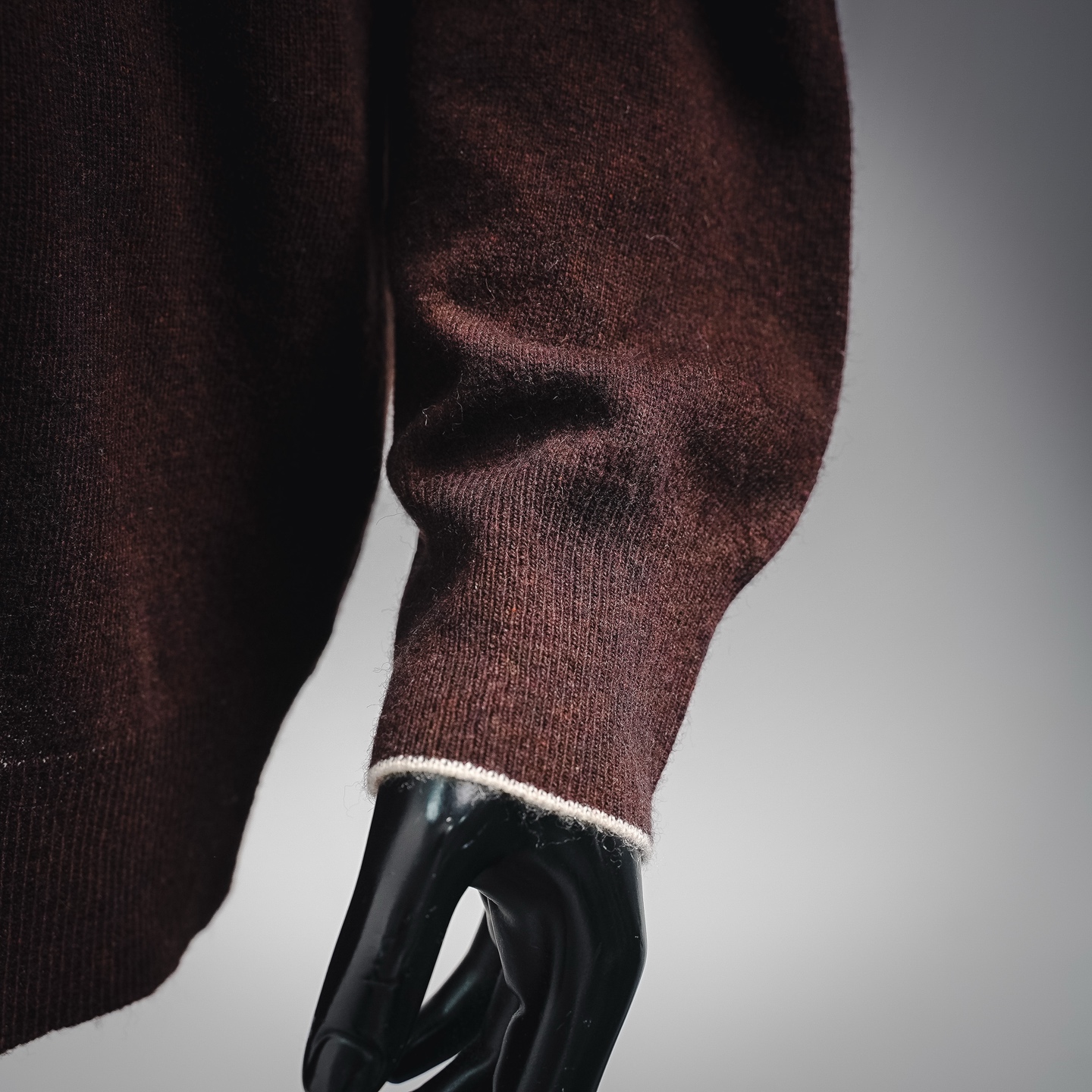 Brunello zip knit sweater