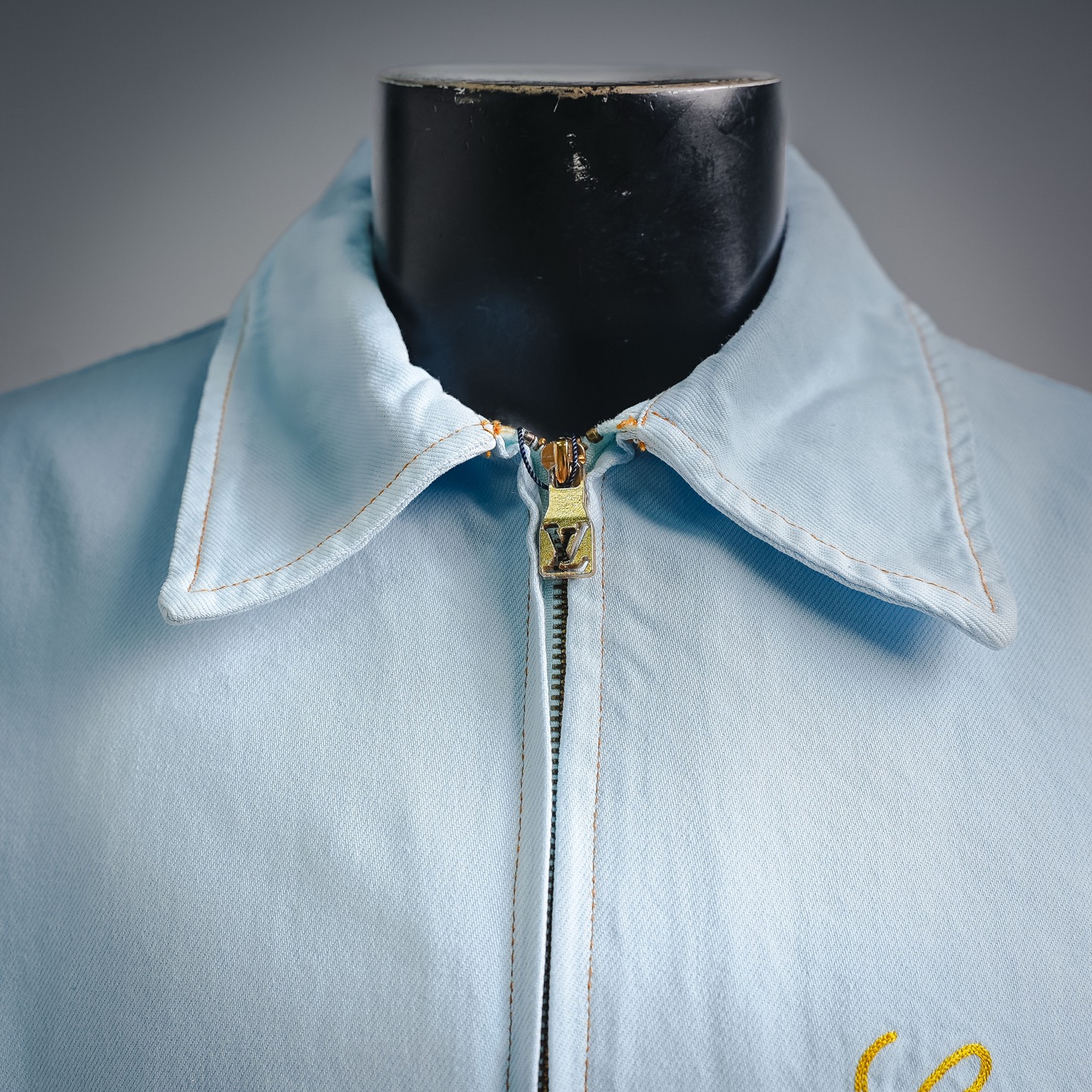 Louis embroidered denim jacket
