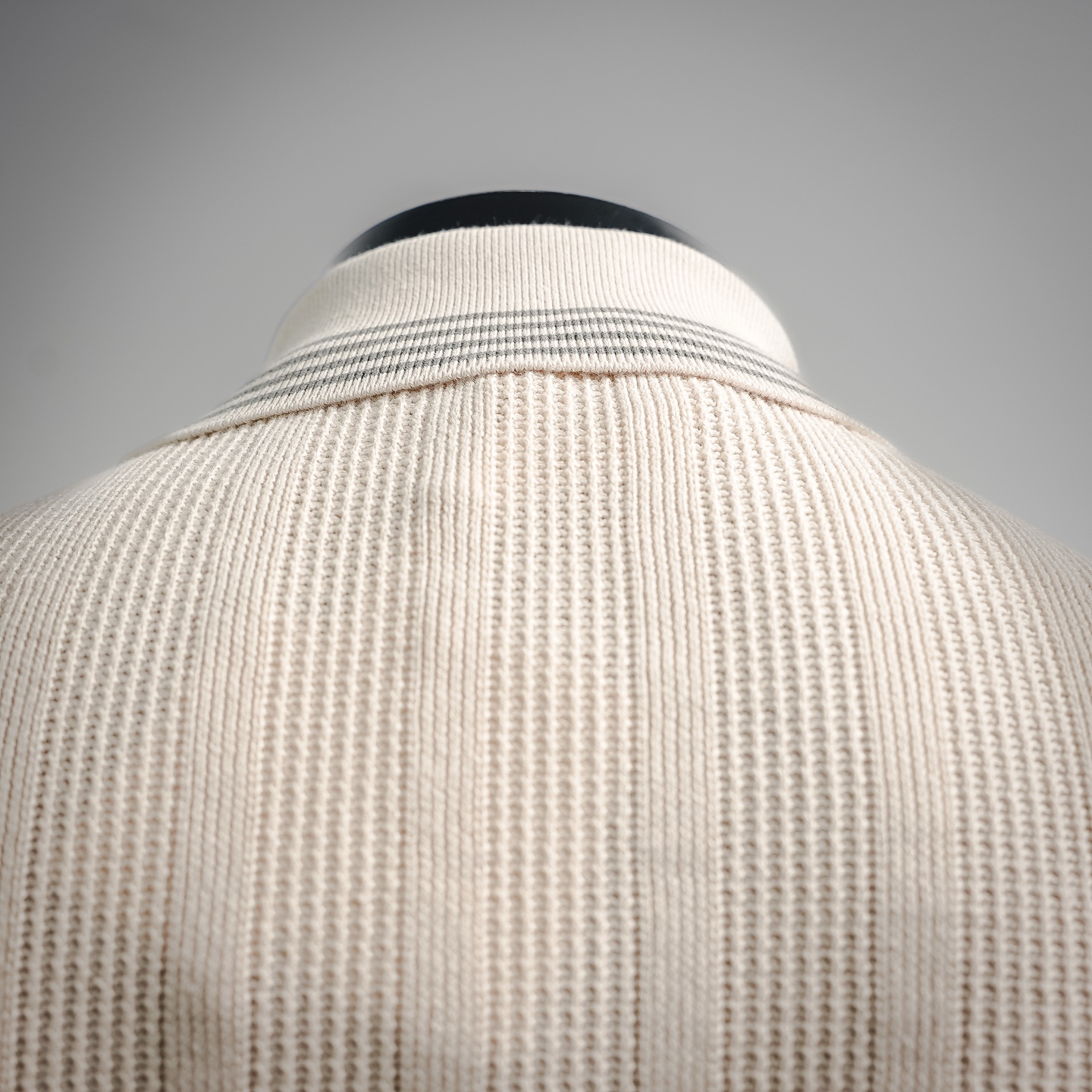 Brunello striped collar Polo