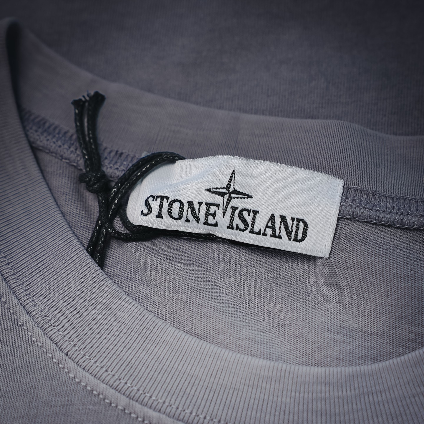 Stone washed embroidered t-shirt
