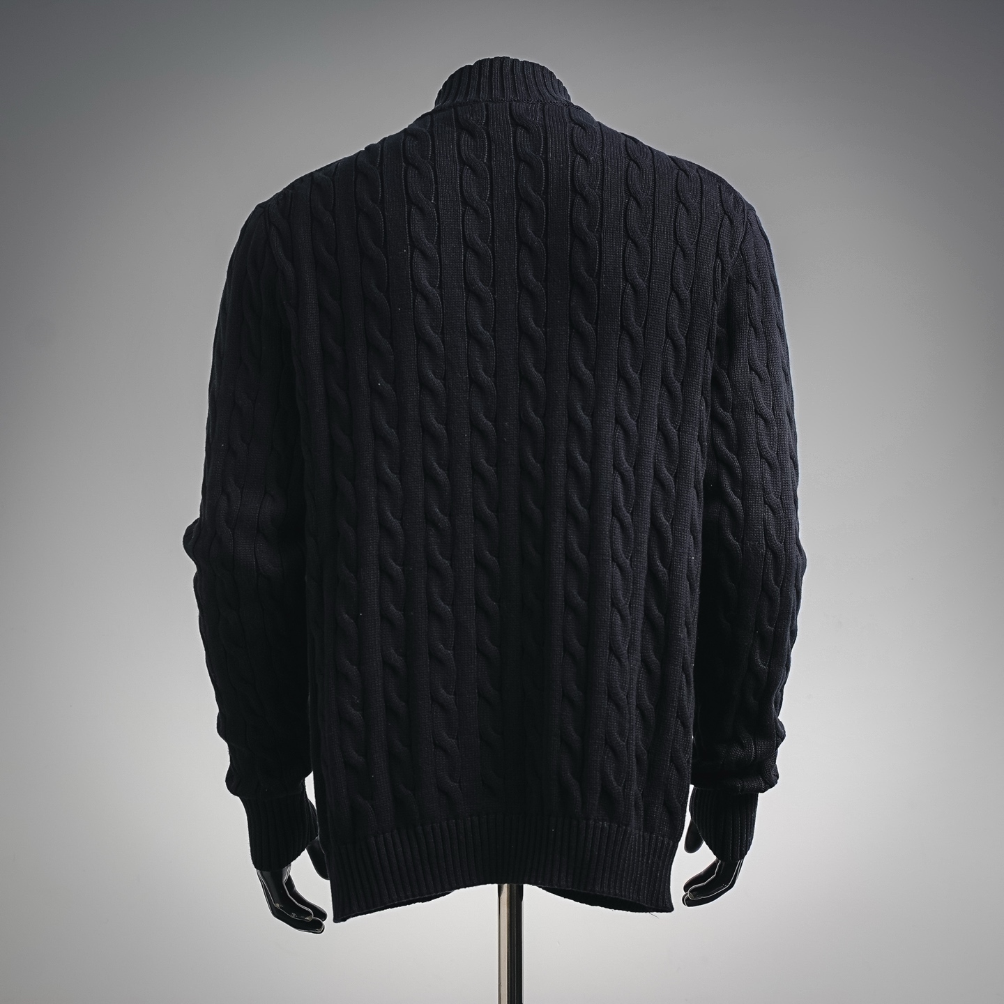 Ralph knit sweater zip-up coat