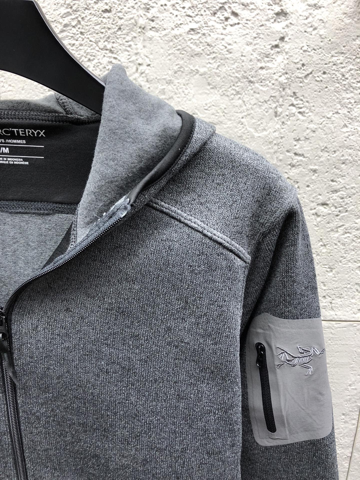 Arcter hooded knit coat