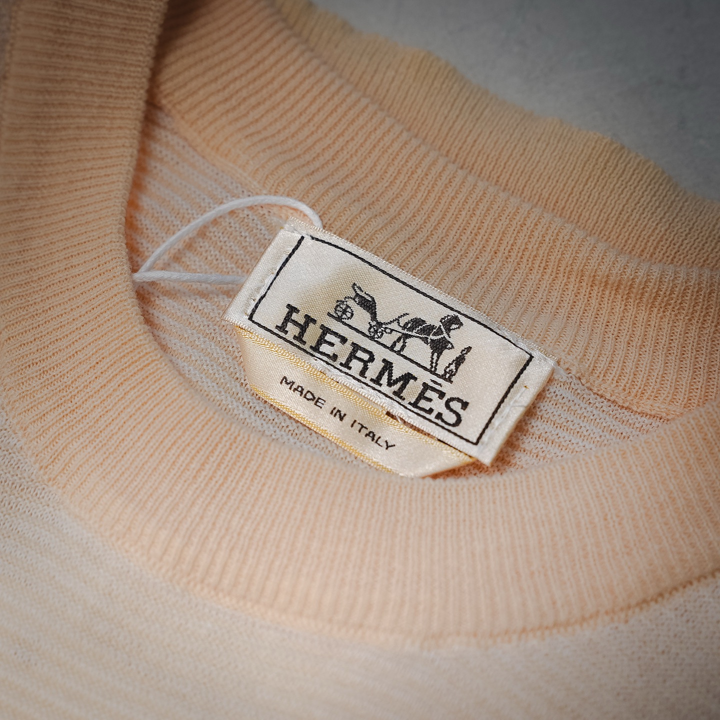 Herm jacquard knit t-shirt