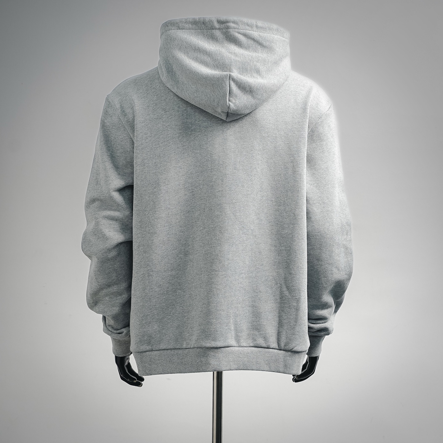 Louis embroidered zip-up hoodie