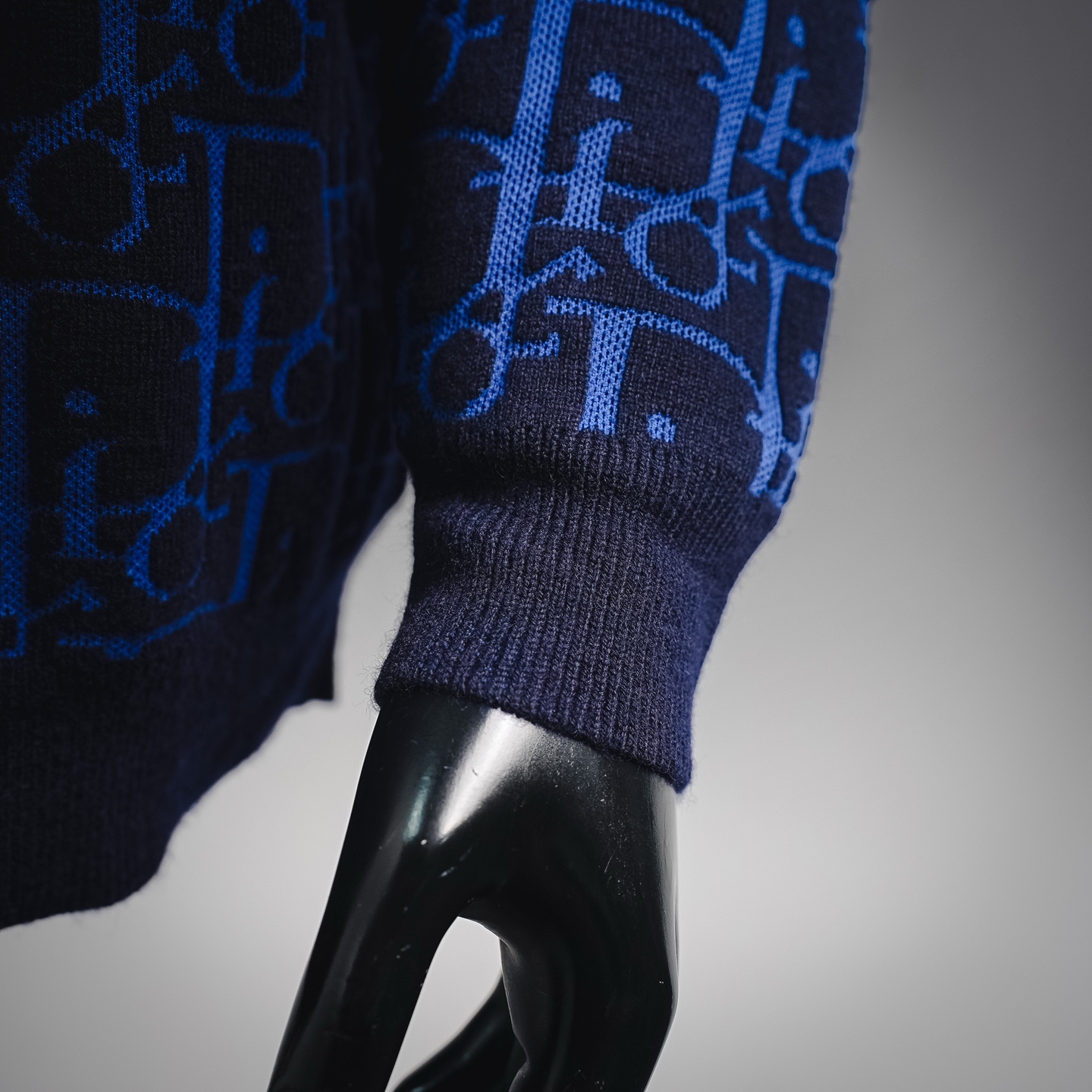 CD all-over jacquard coat