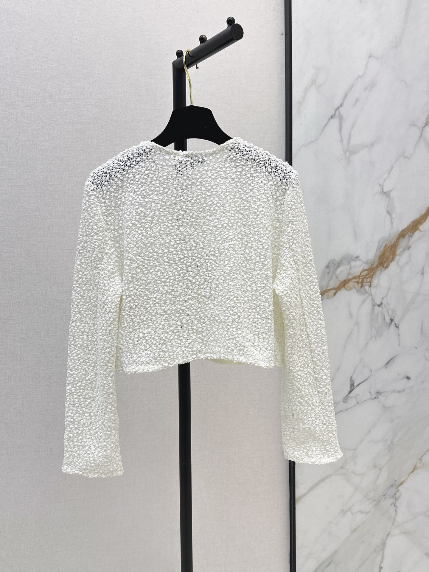 Chan 26fw sequin cropped jacket