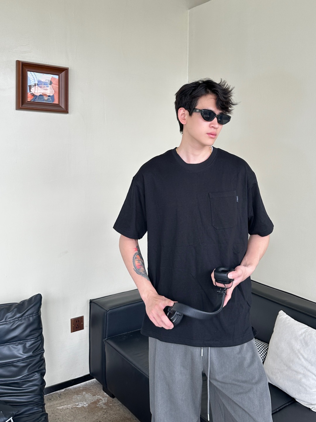 Pra patch pockets t-shirt