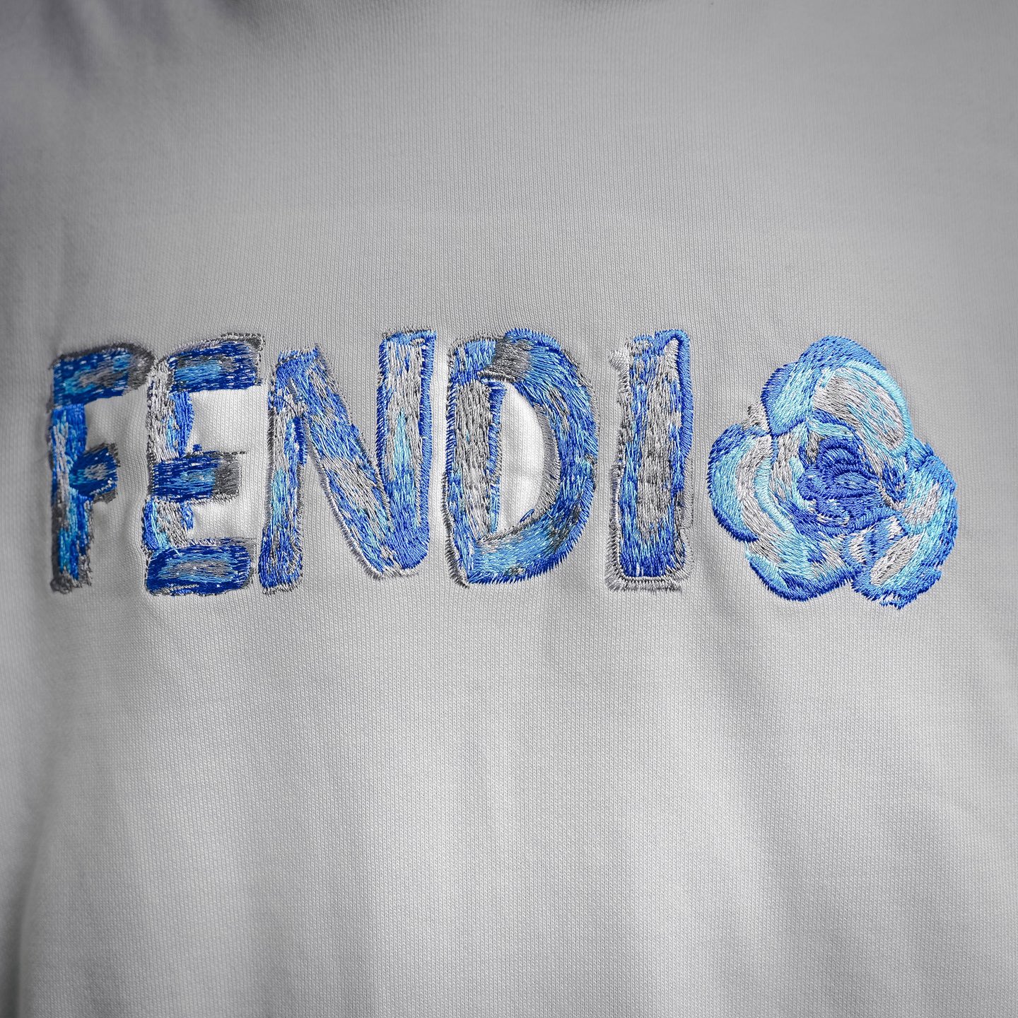 Fend embroidered hoodie