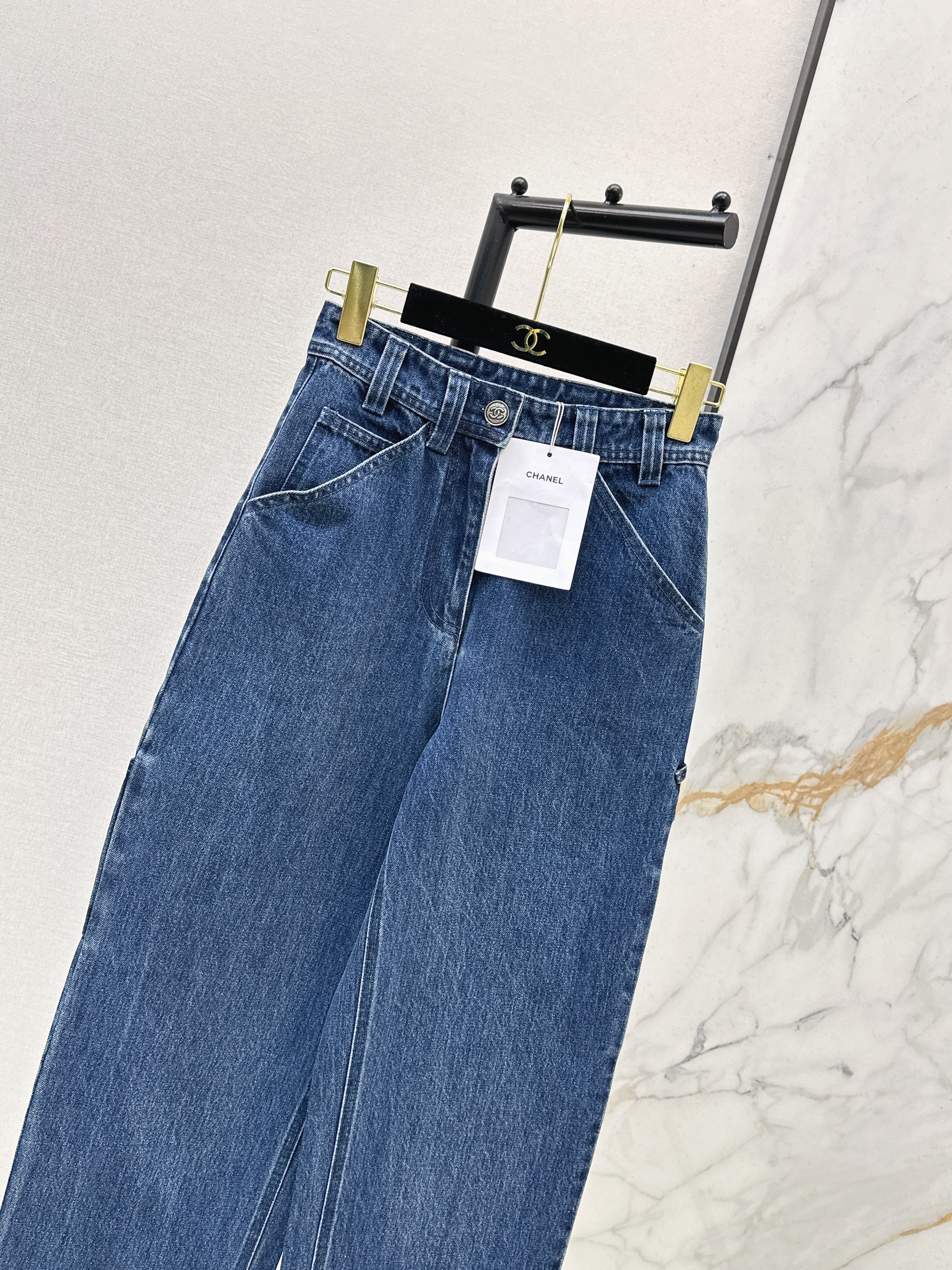 Chan 26ss wide-leg jeans