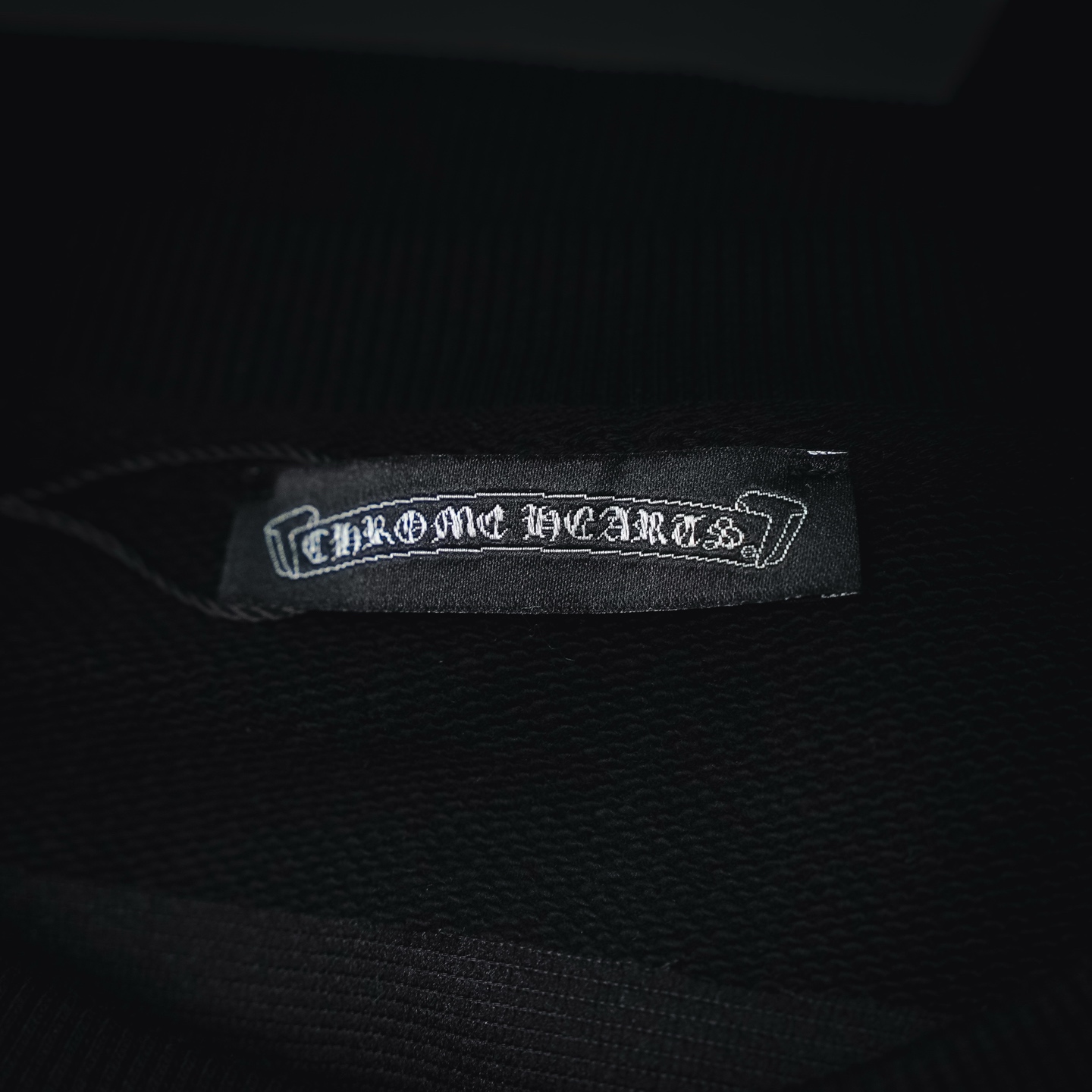 Chrome embroidered gothic sweatshirt
