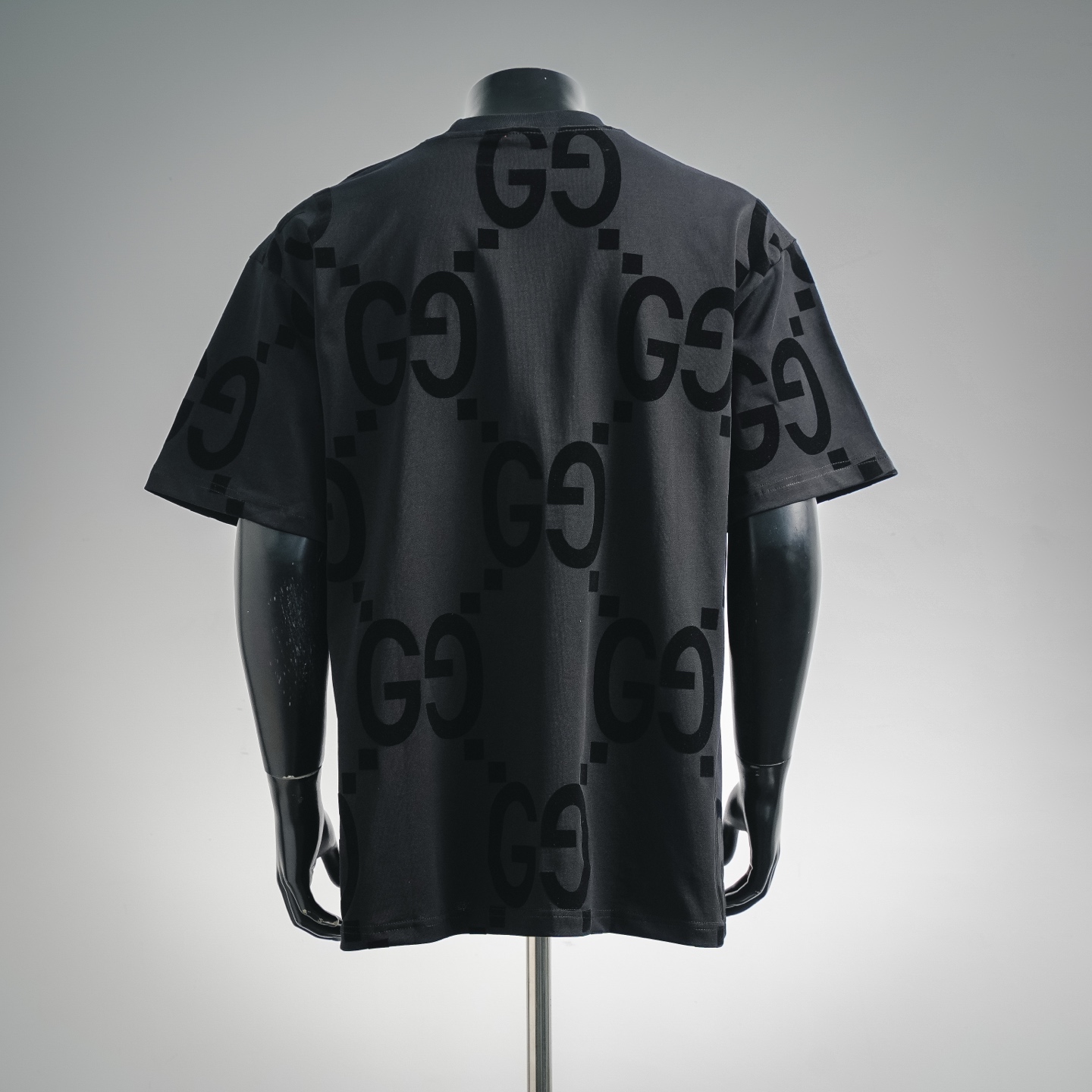 Guc flocked pattern t-shirt