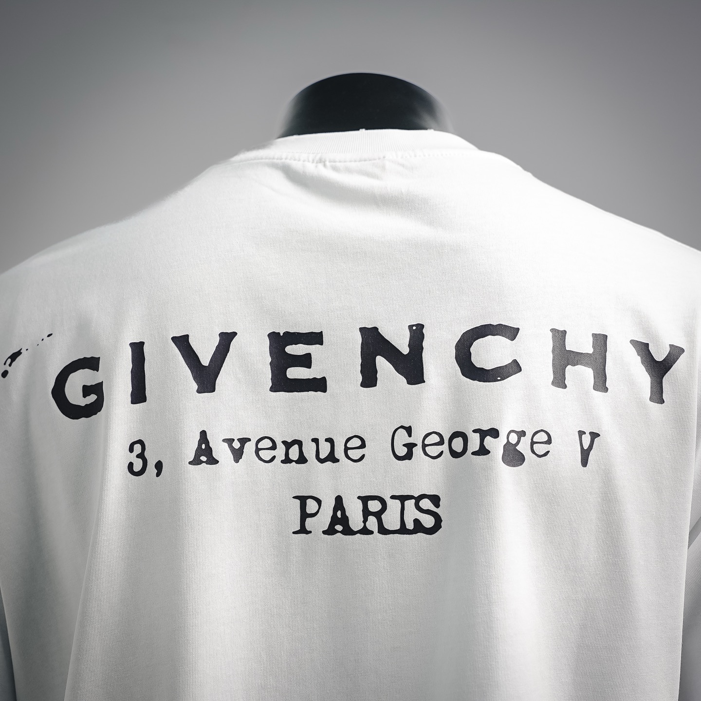 Given letter printed t-shirt