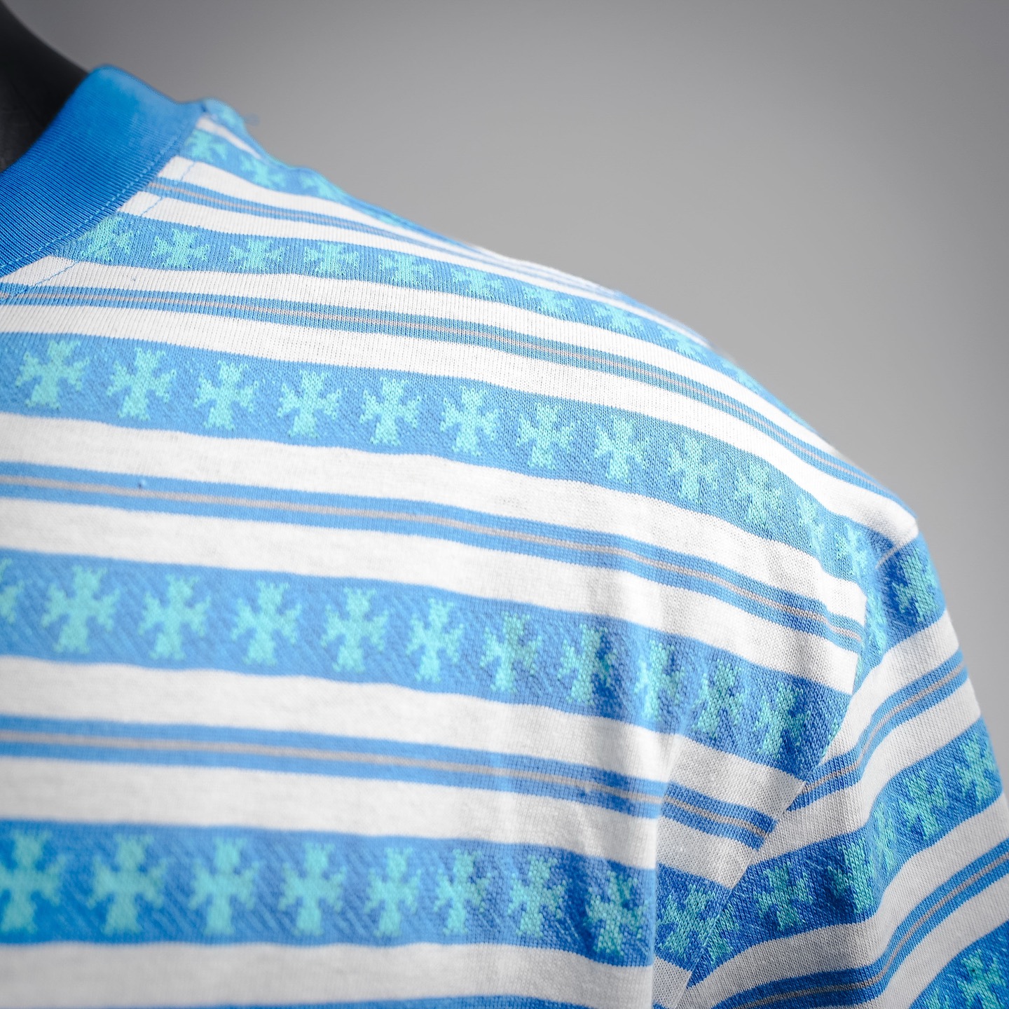 Chrome striped all-over t-shirt