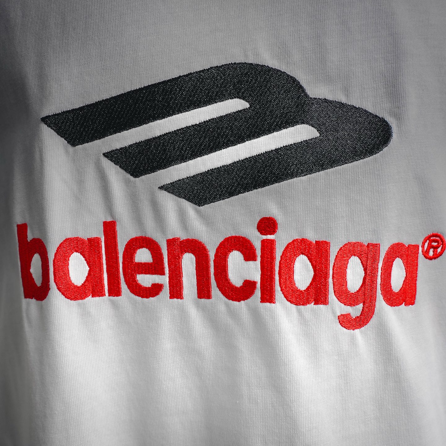 Balen letter embroidered sweatshirt