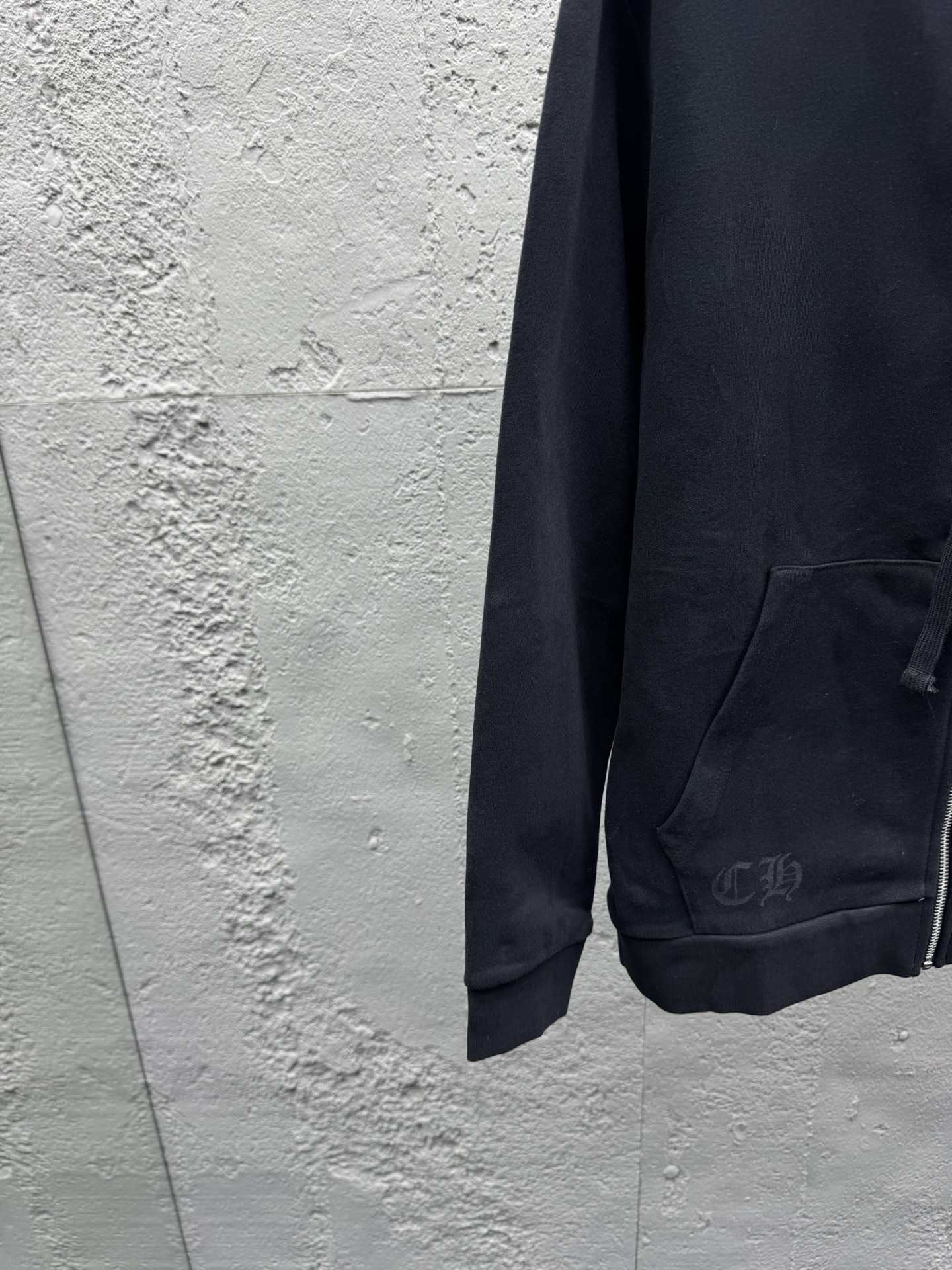 Chrome printed zip-up jacket