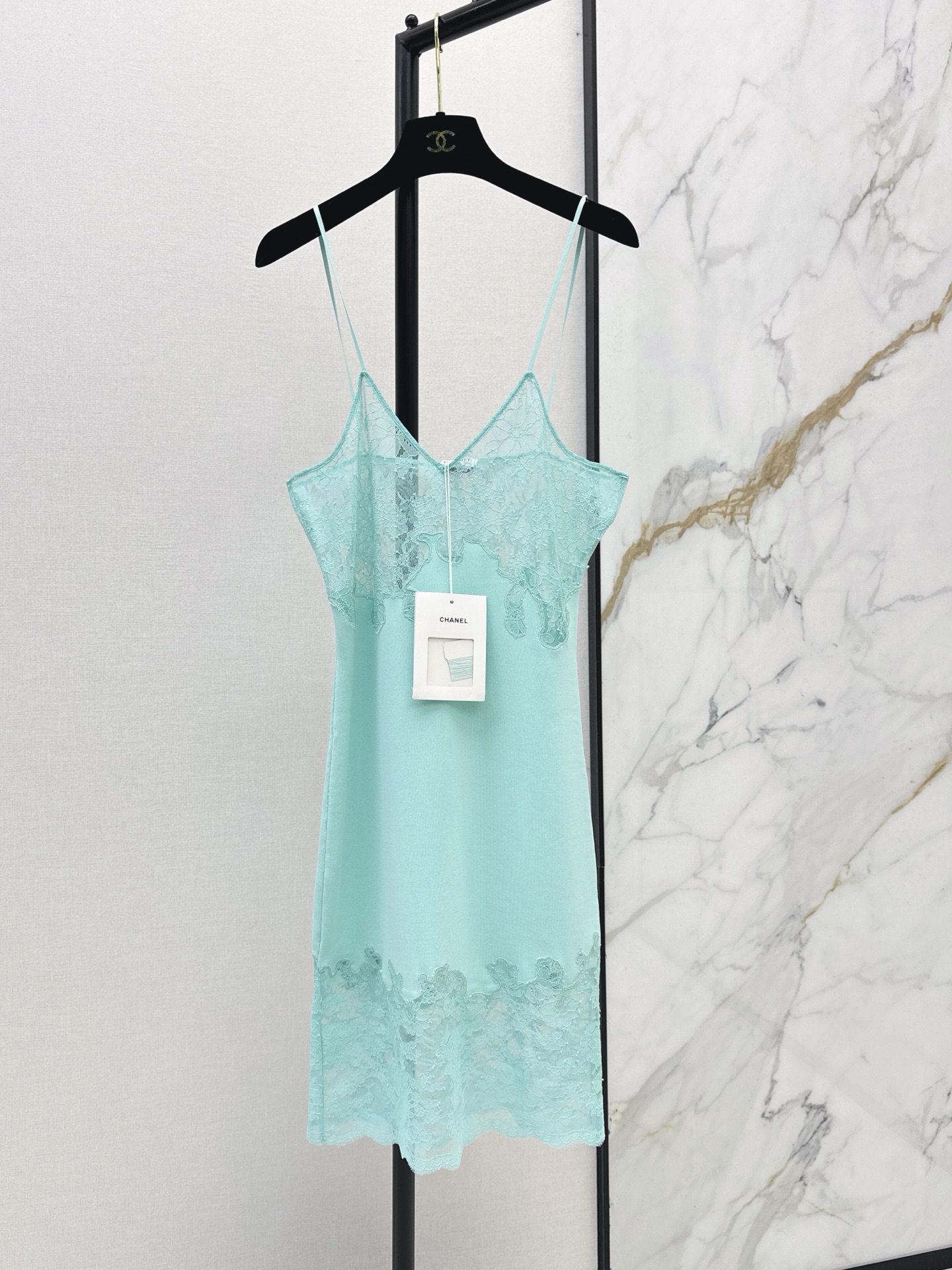 Chan 26ss lace slip dress