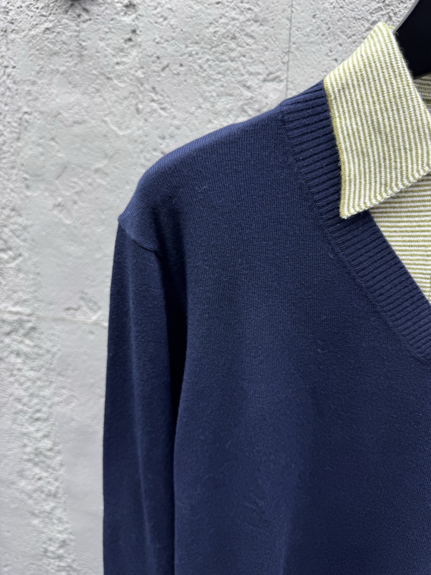 Miu layered preppy sweater
