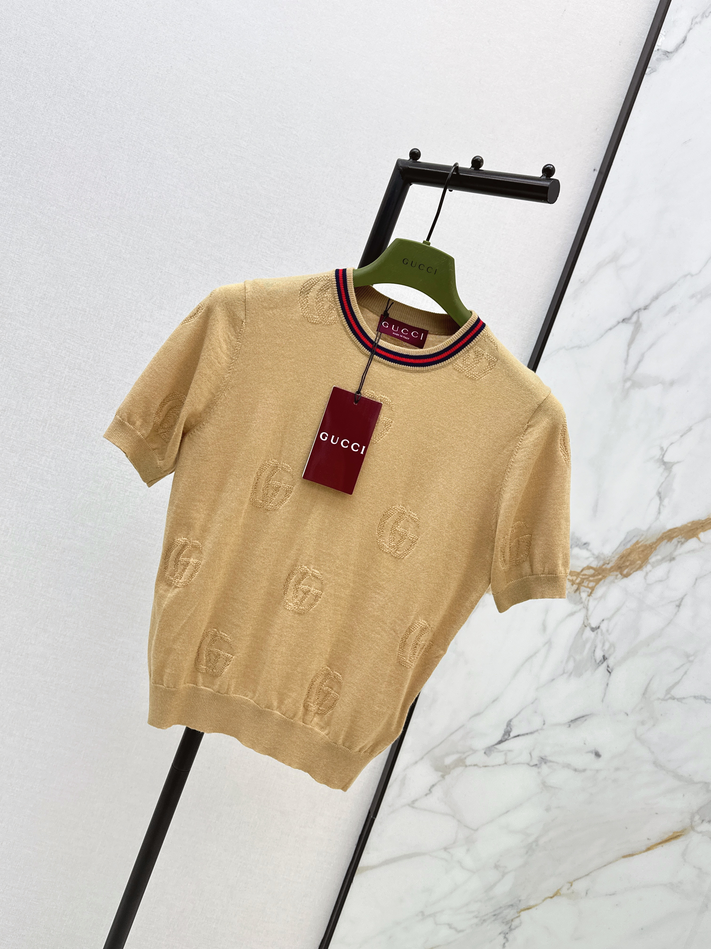 Guc 26ss jacquard sweater