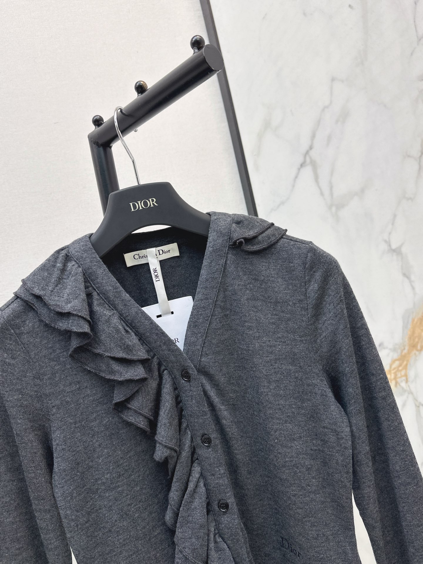 CD 26fw ruffle basic tee