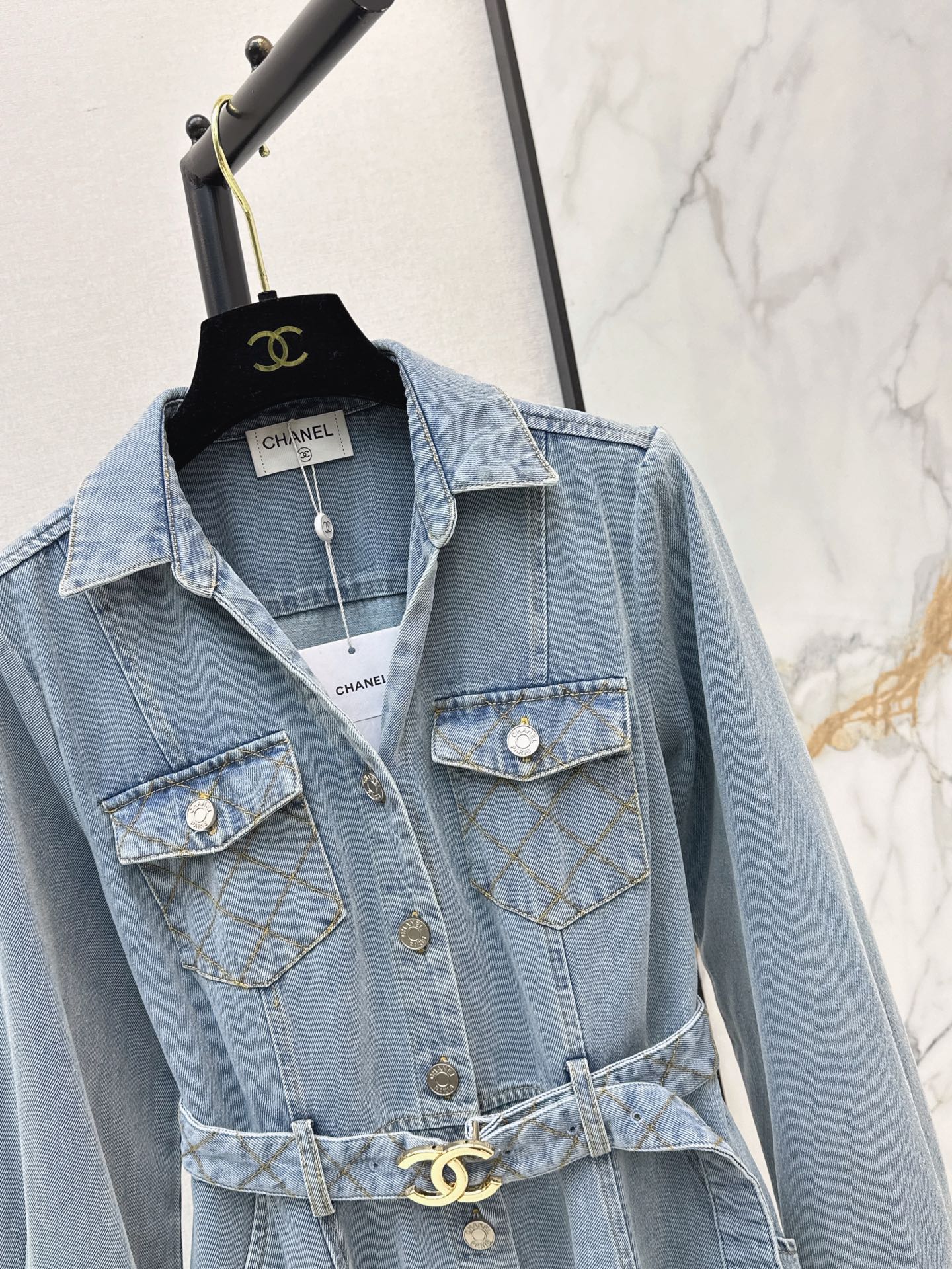 Chan 26fw denim dress
