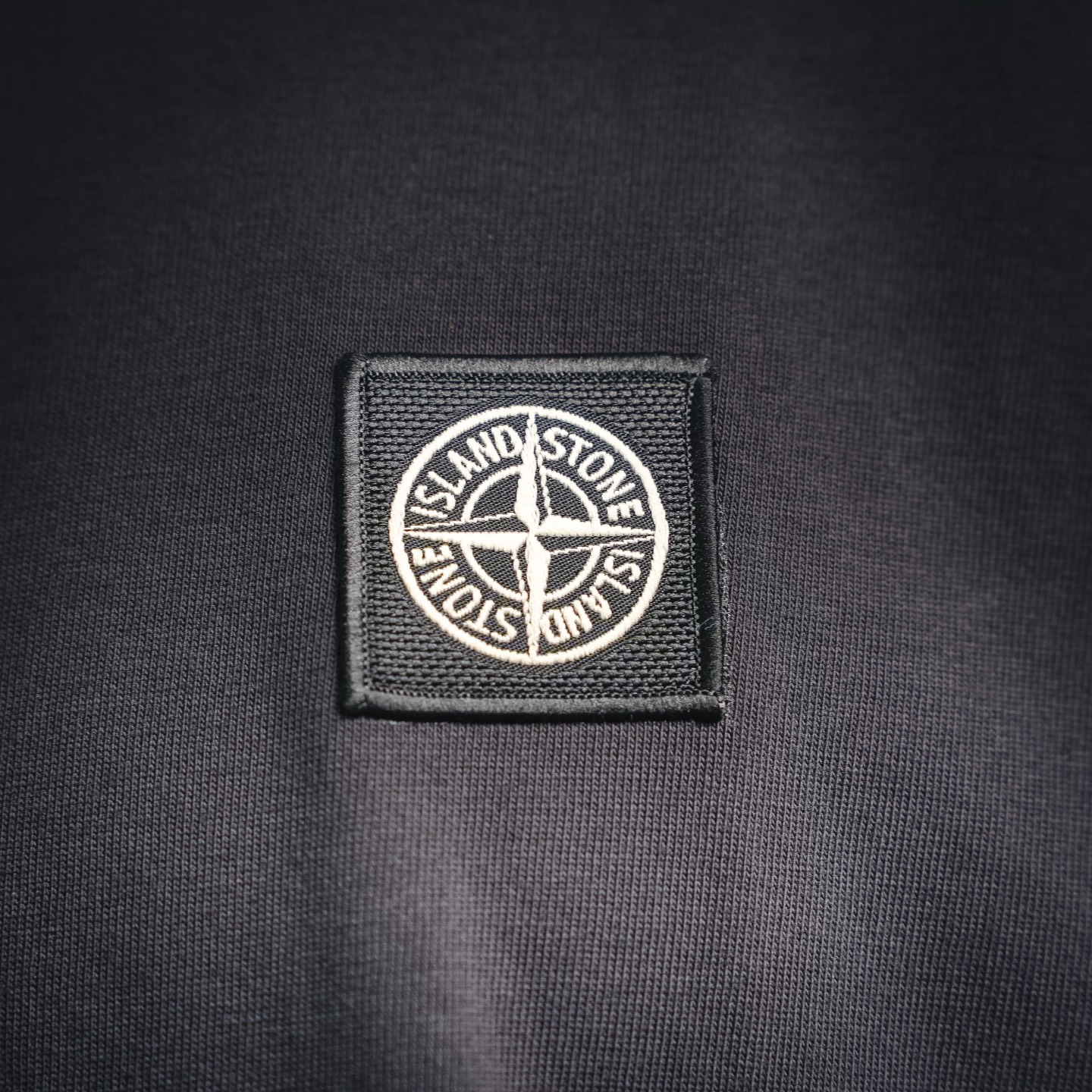 Stome embroidered badge t-shirt