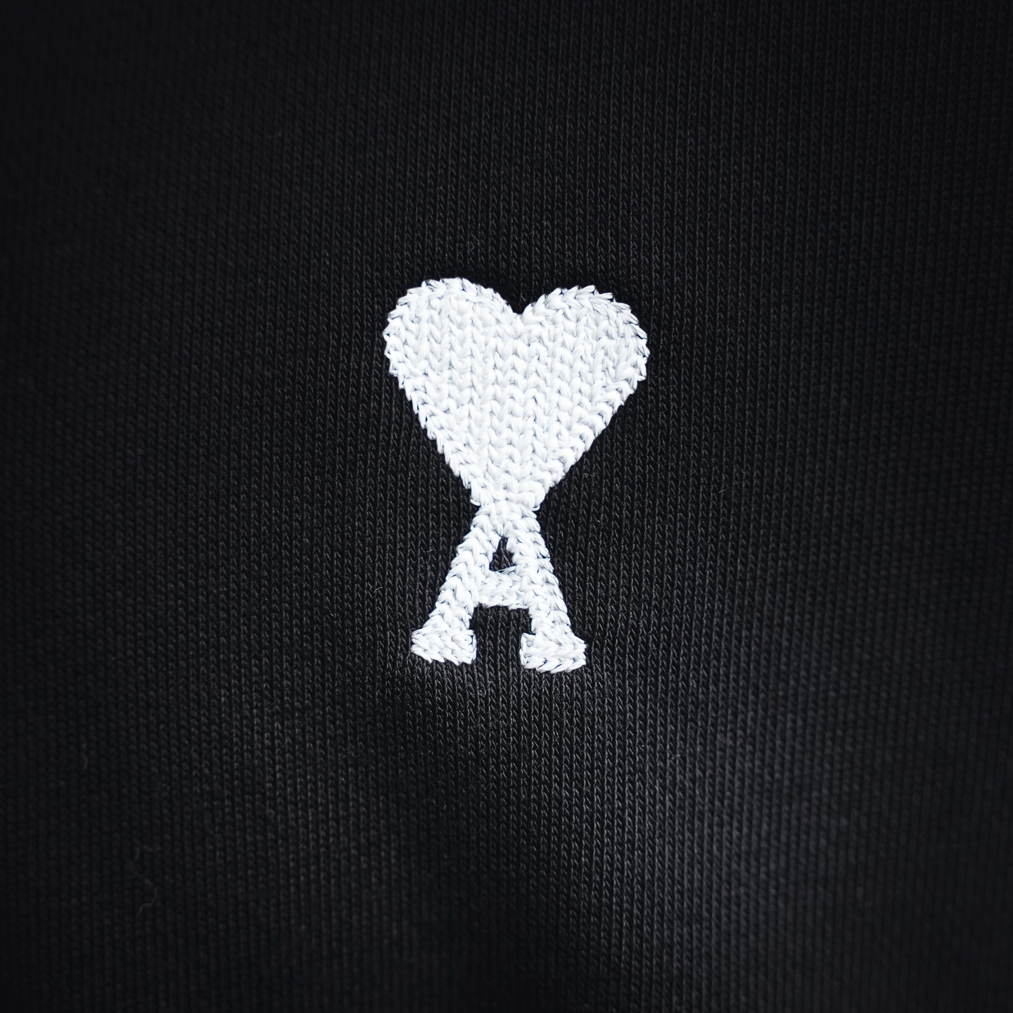 Ami embroidered zip-up jacket