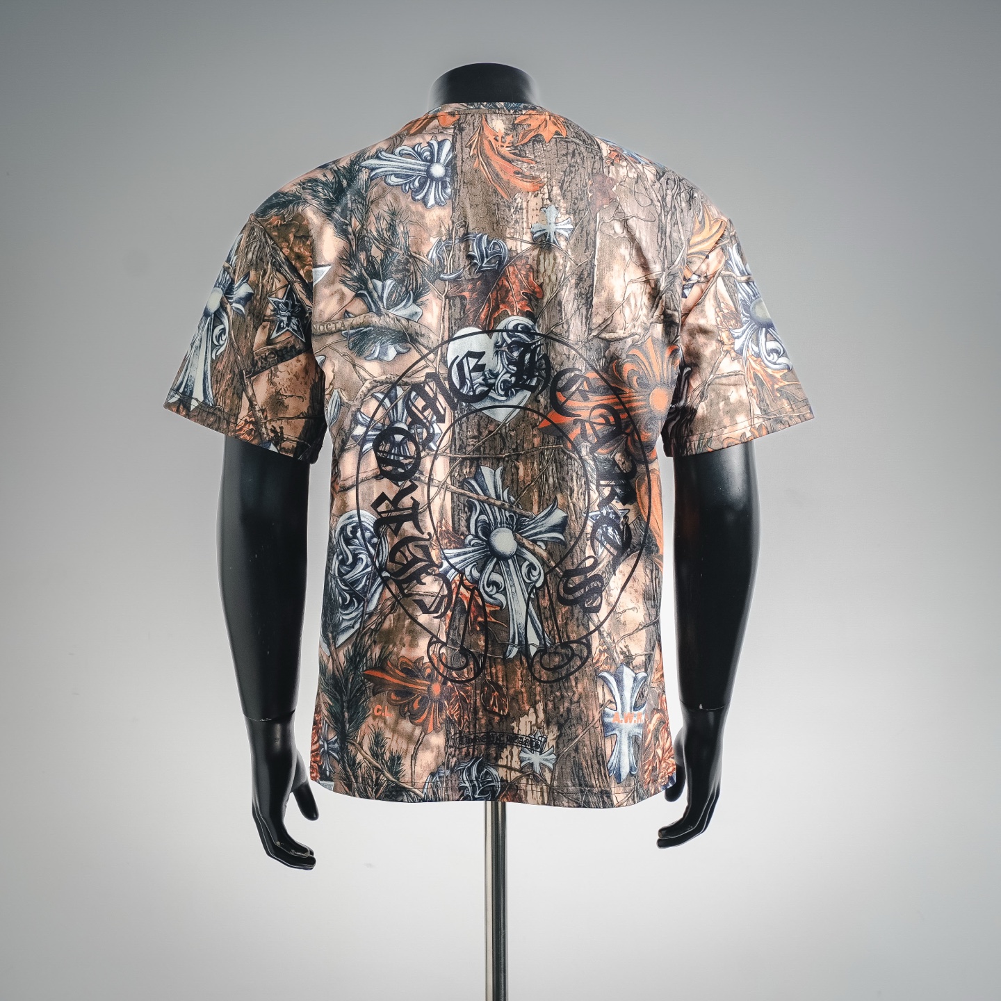 Chrome cross printed t-shirt