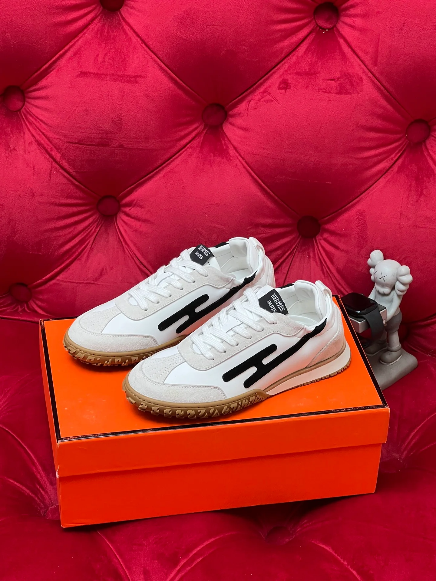 Herm suede sneakers