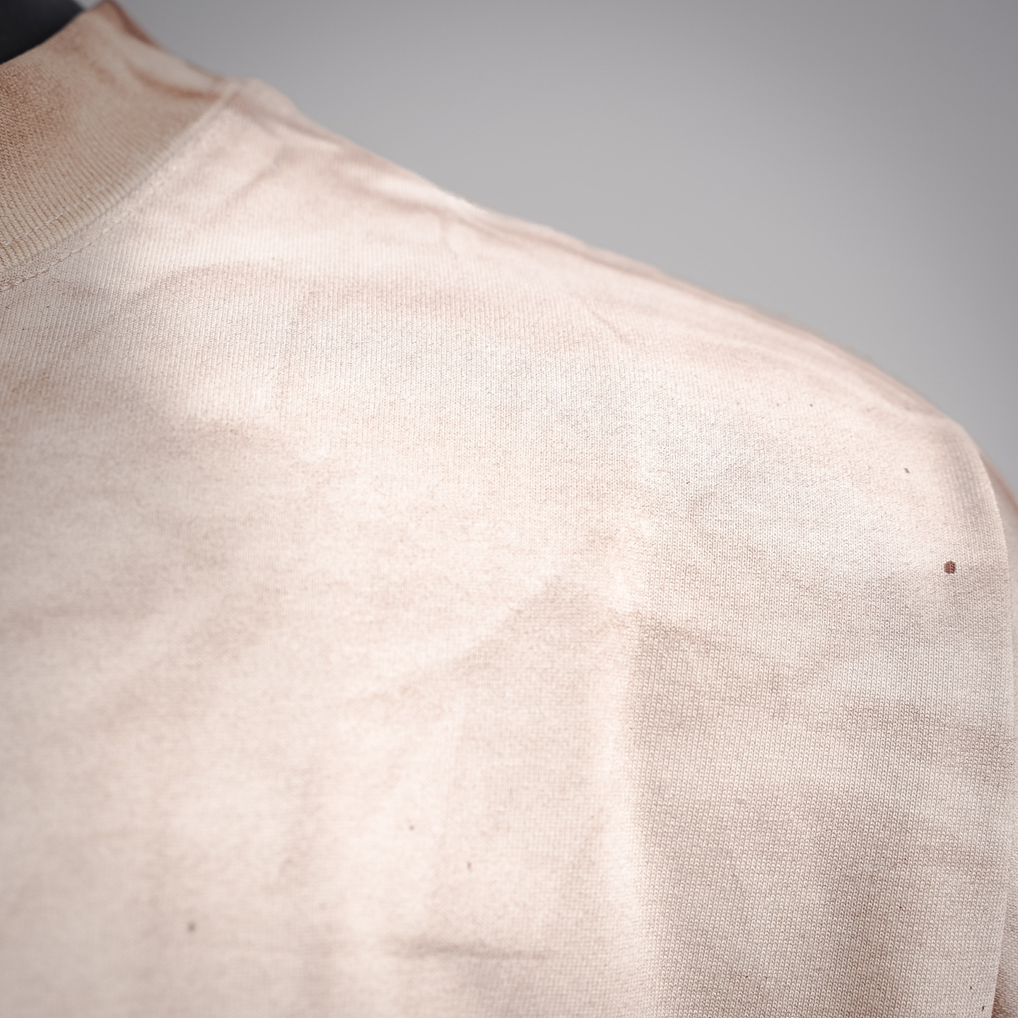 We11 distressed contrast sweatshirt