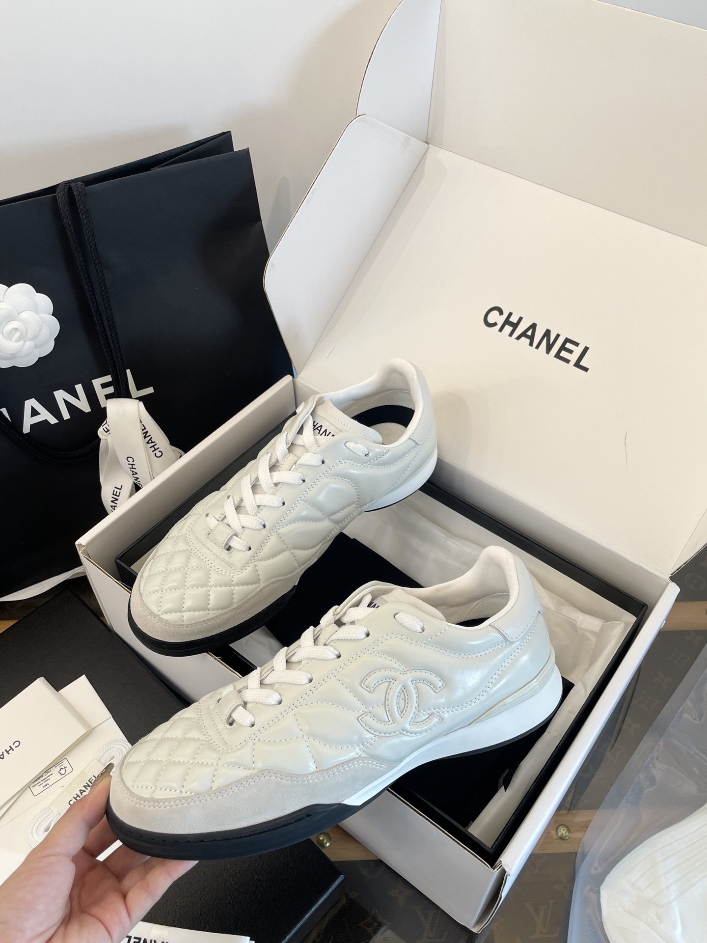 Chan quilted classic sneakers