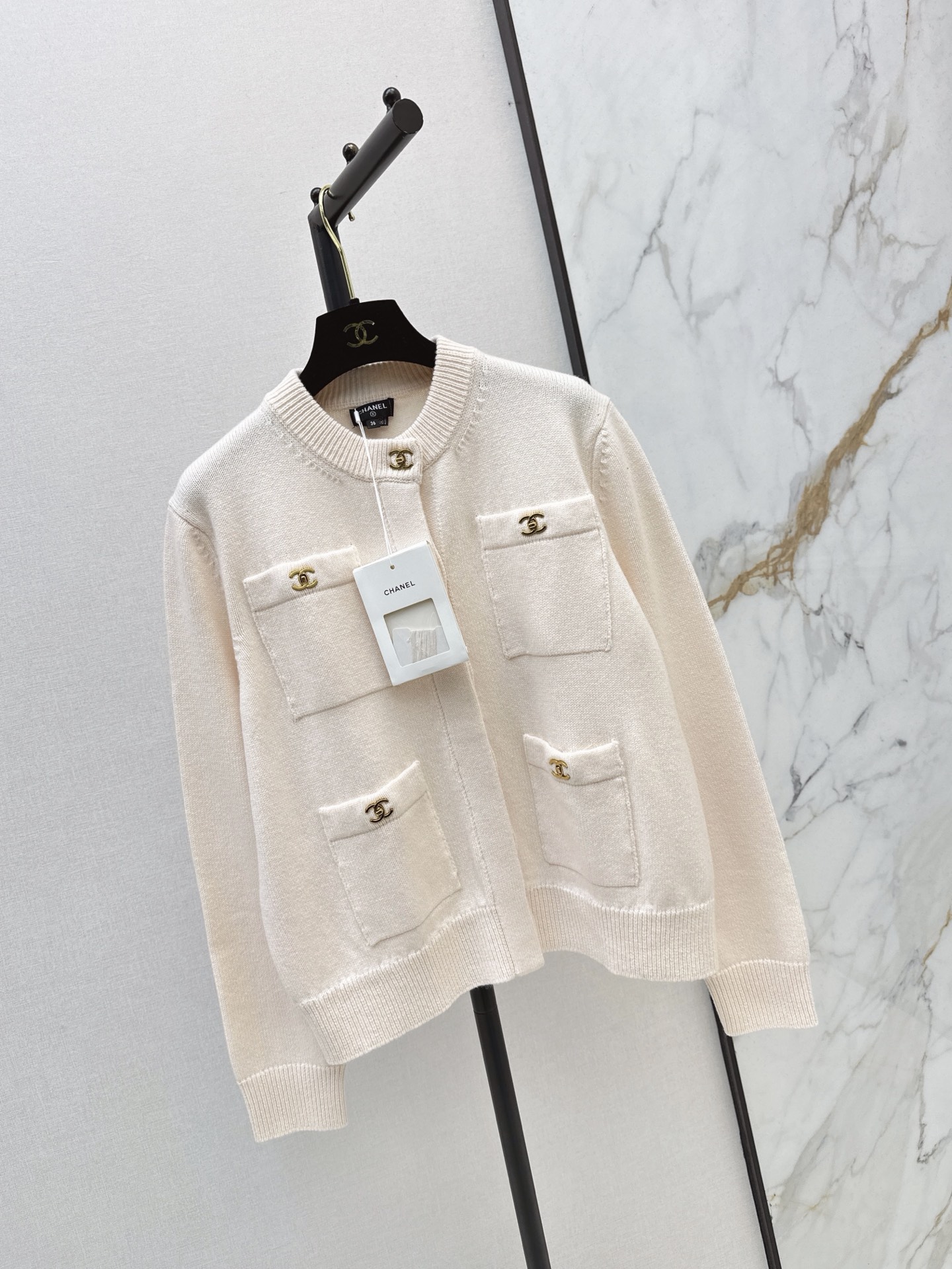 Chan 26fw knit jacket