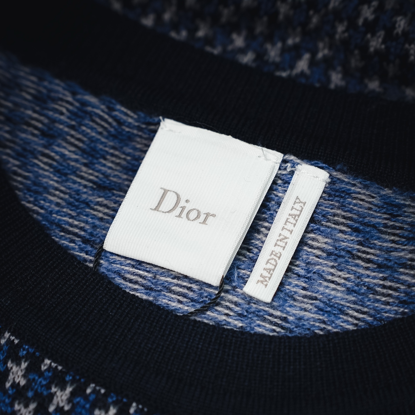 CD jacquard embroidered t-shirt