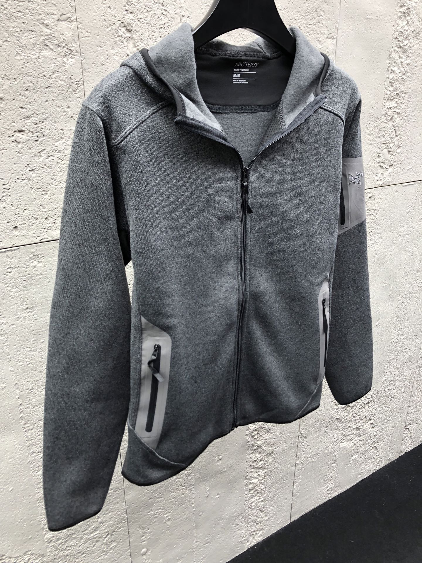 Arcter hooded knit coat