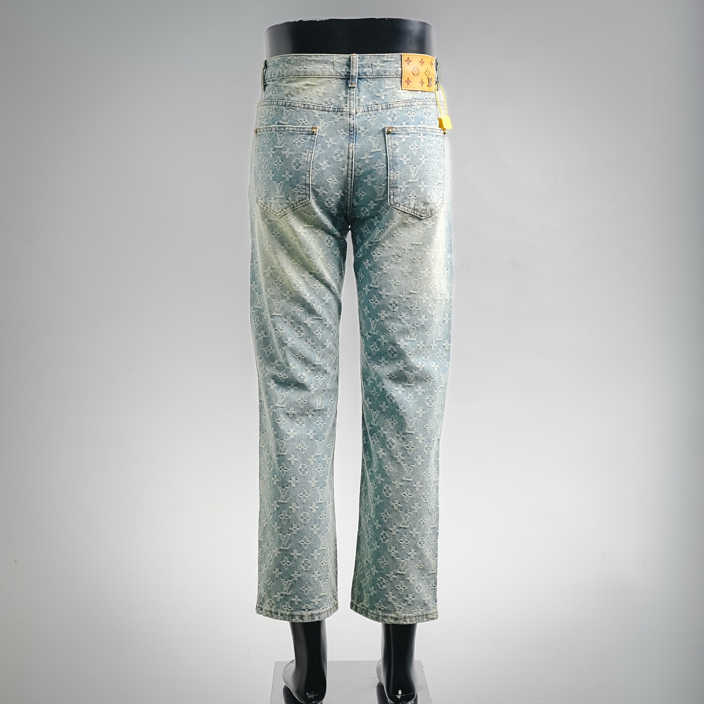 Louis jacquard washed jeans