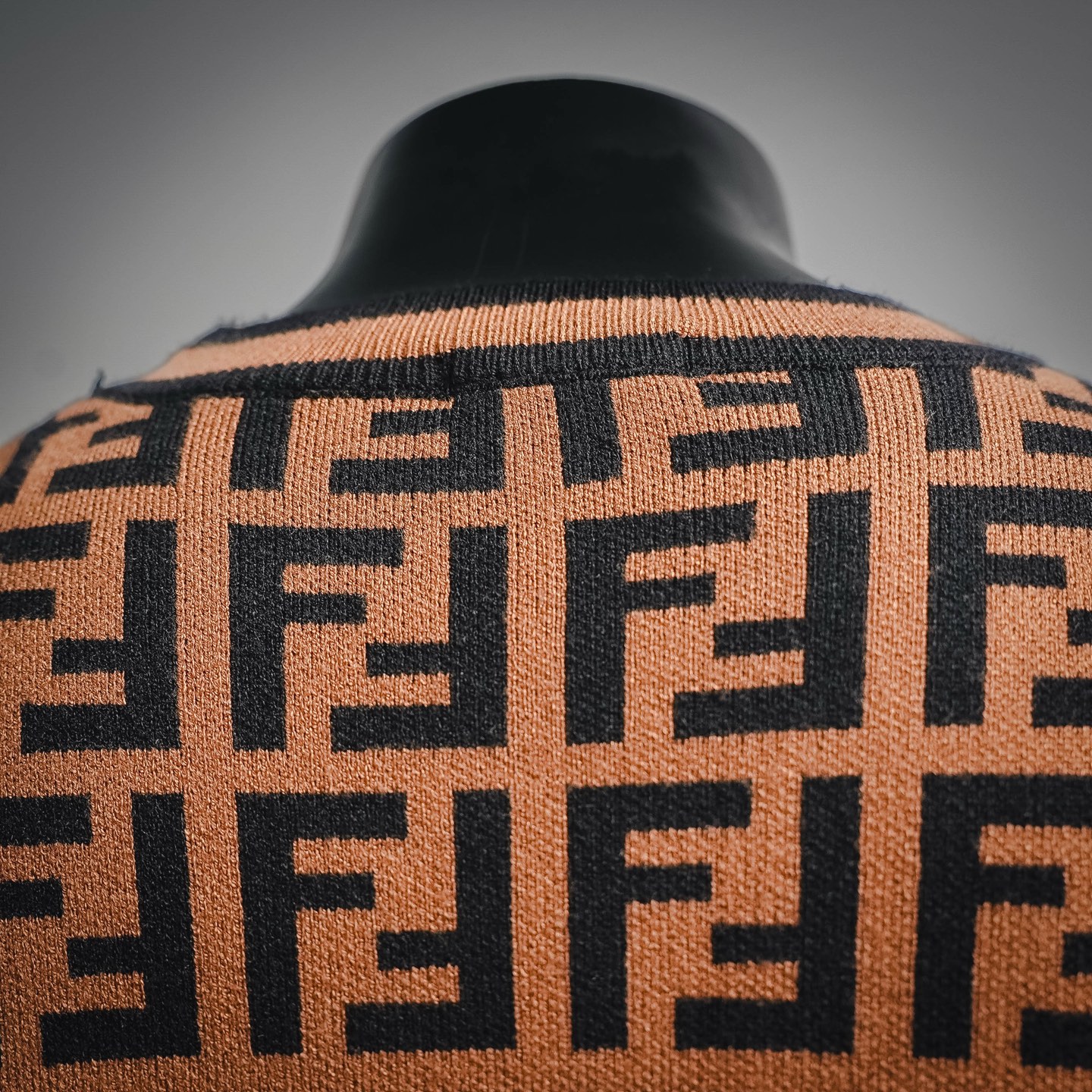 Fend jacquard knit sweater