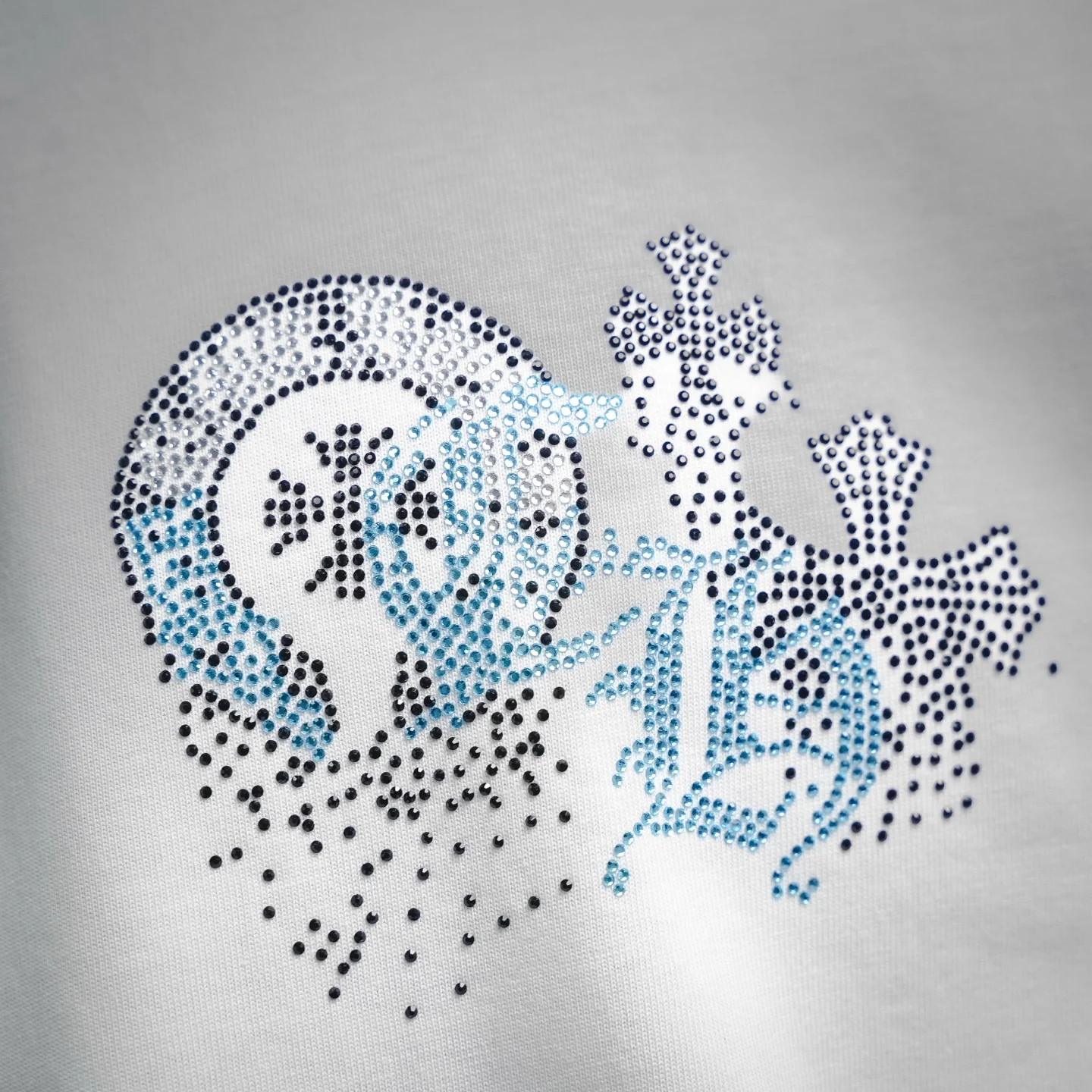 Chrome rhinestone t-shirt
