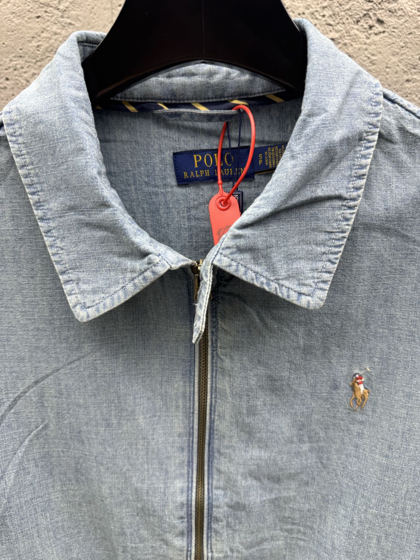 Ralph embroidered denim jacket