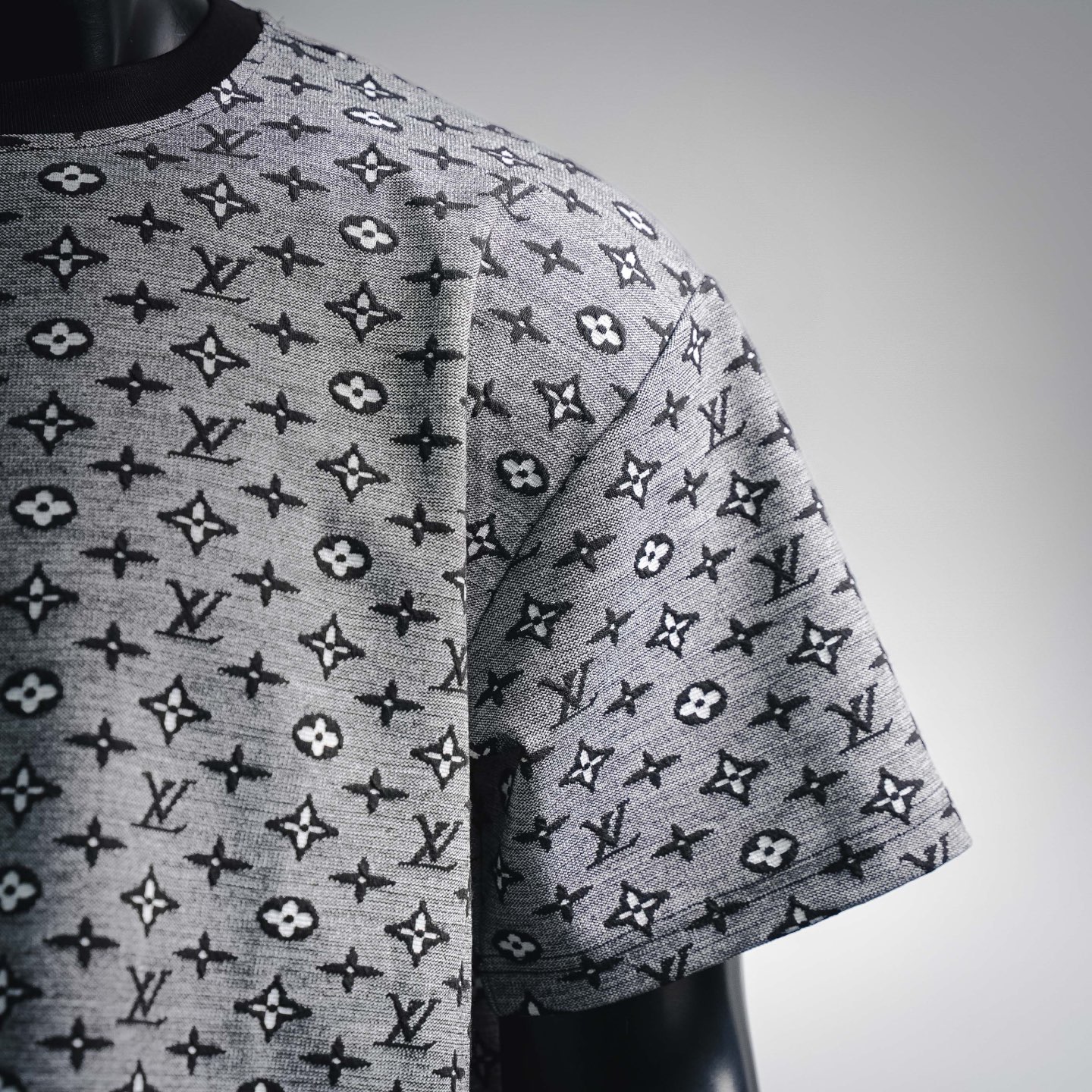 Louis all-over jacquard t-shirt