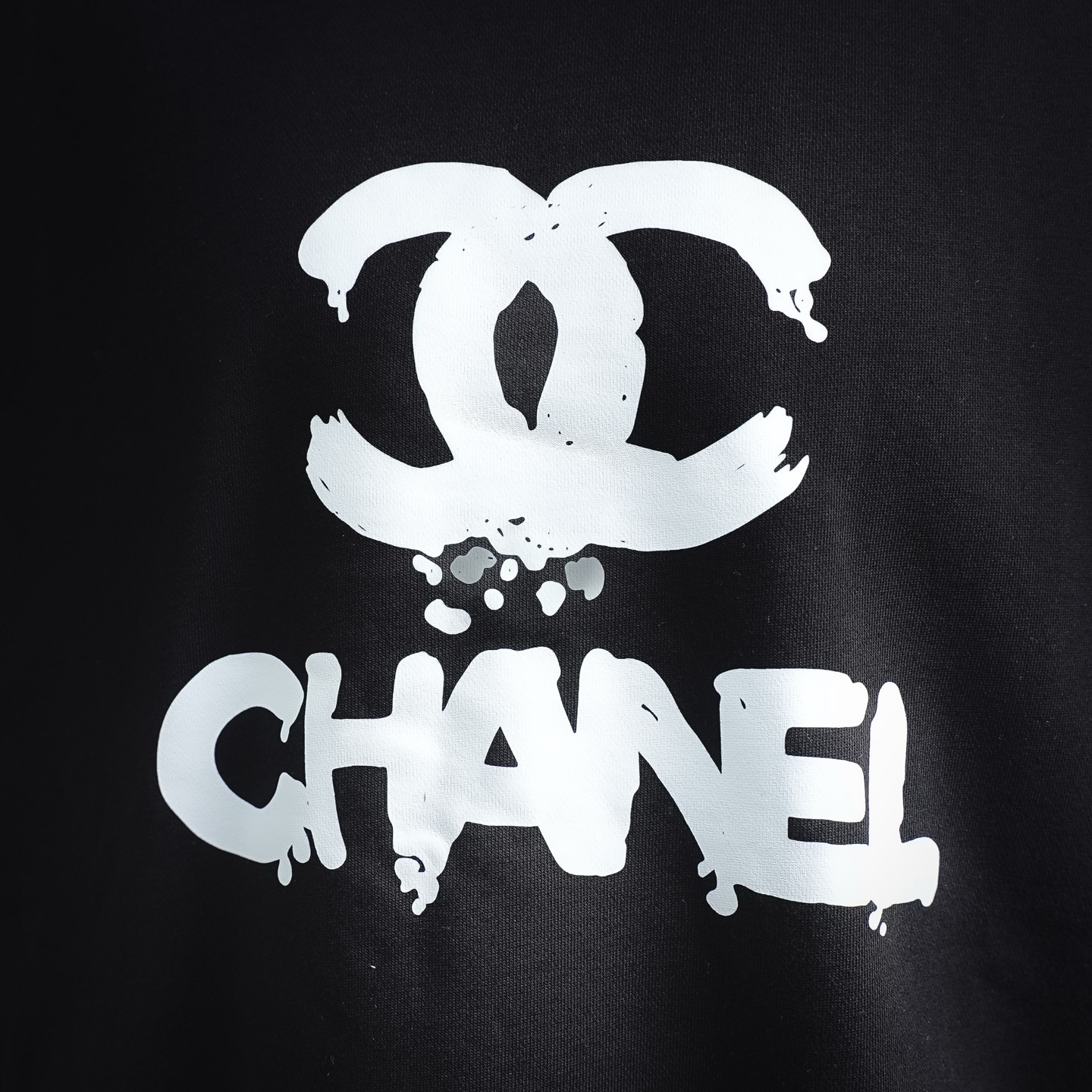 Chan logo print sweatshirt