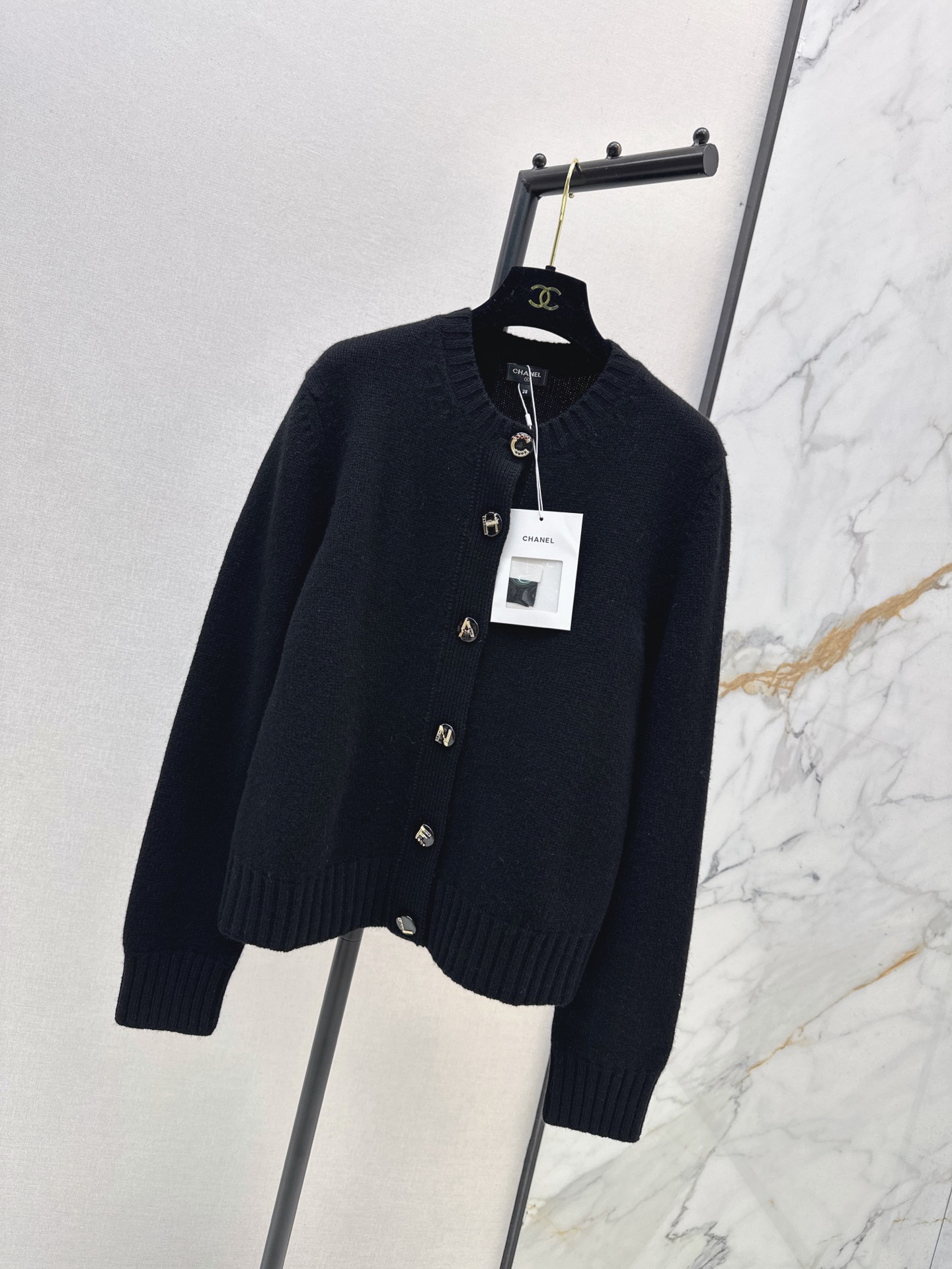 Chan 26ss cashmere knit cardigan