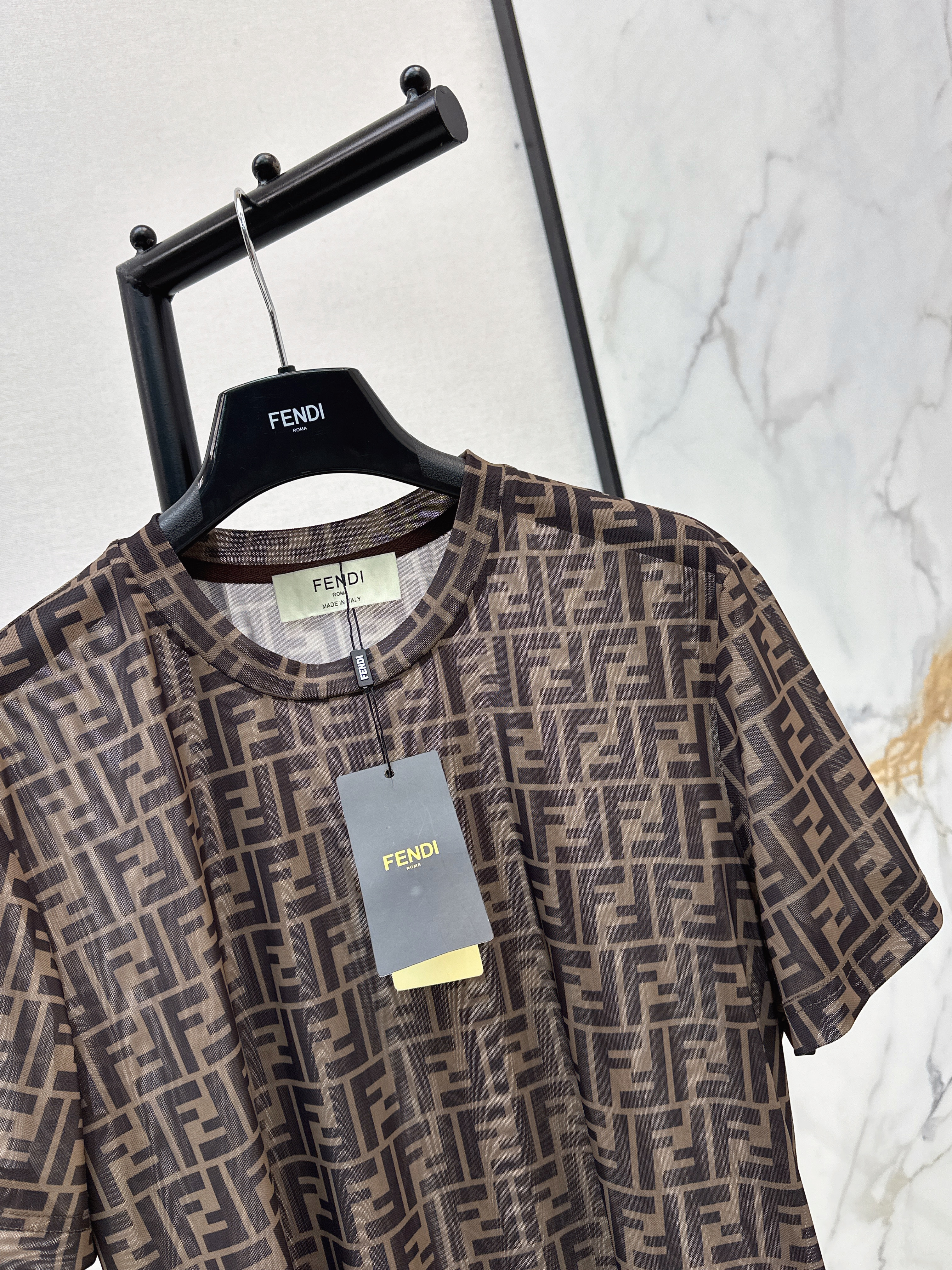 Fen 26ss print t-shirt