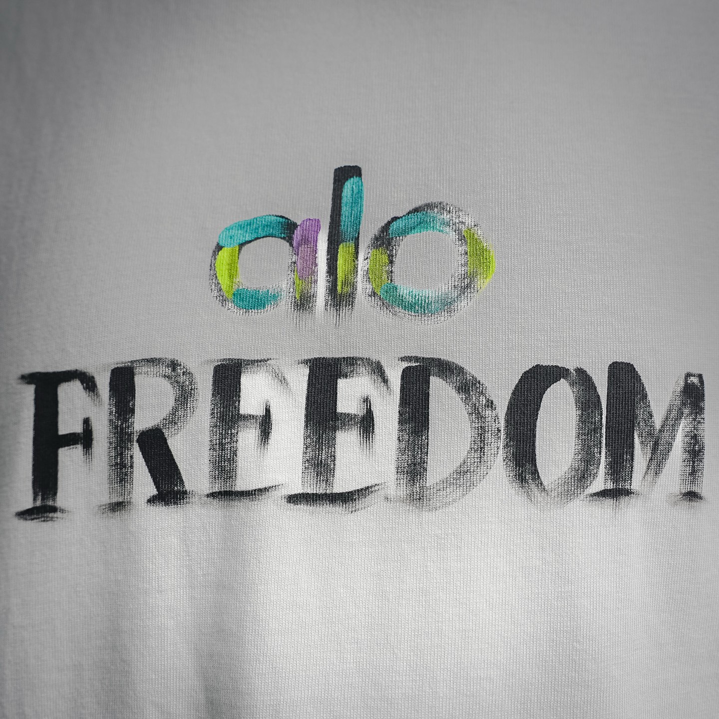 Alo gradient printed t-shirt