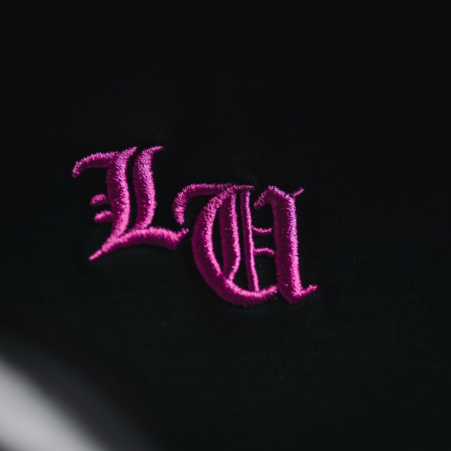 Chrome applique embroidered t-shirt