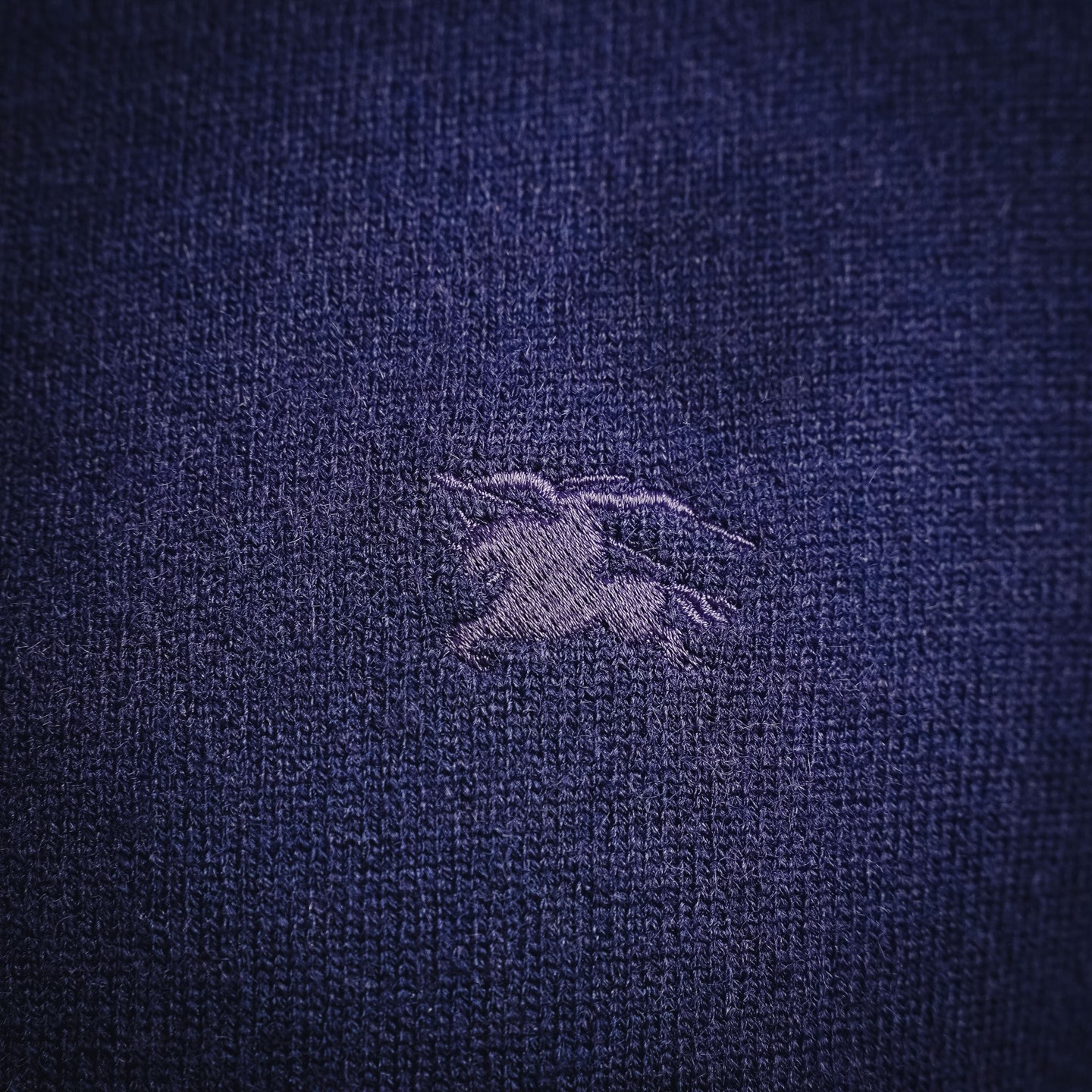 Bur half-zip knit sweater